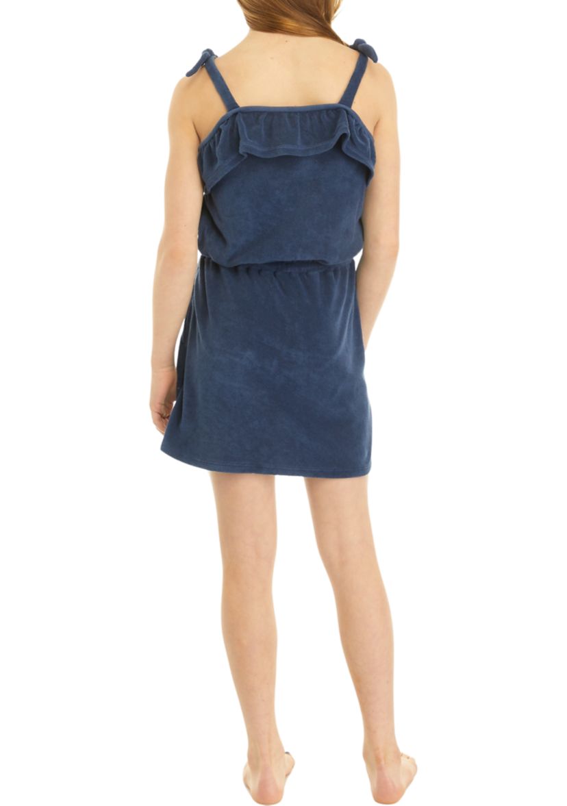 Girls 7-16 Ruffled Terry Cover Up 