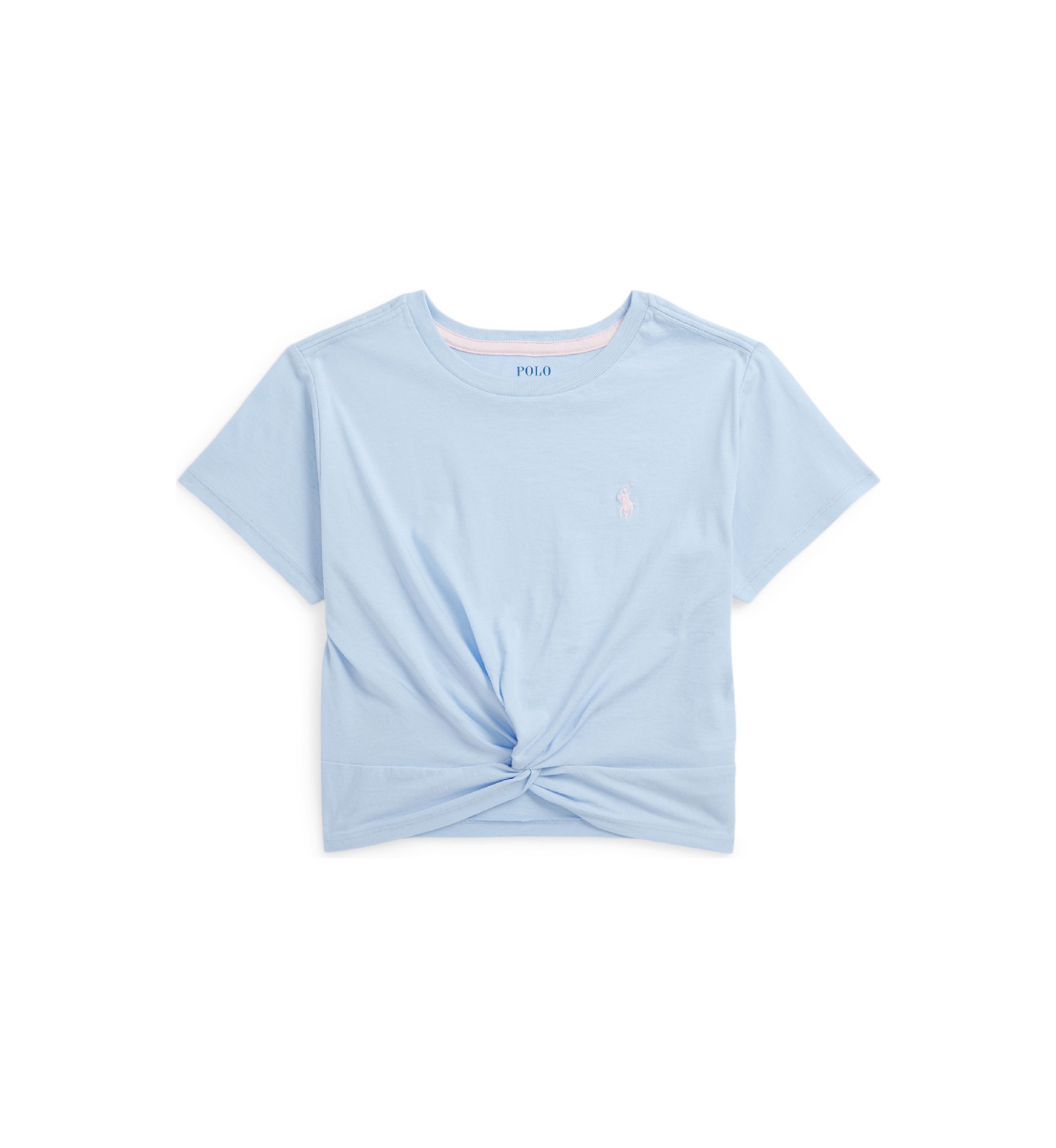 Girls 7-16 Twist Front Cotton Jersey T-Shirt