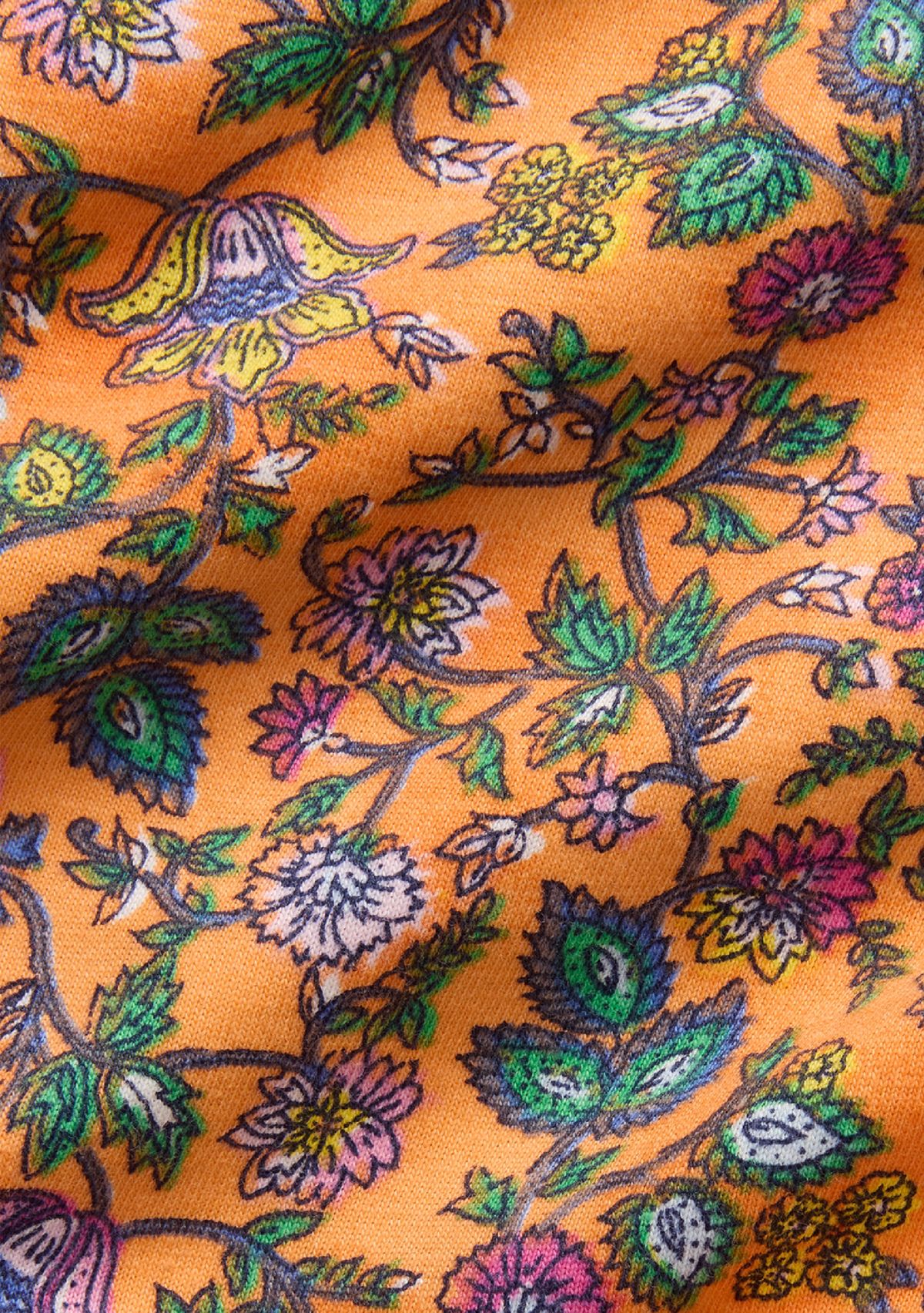 Girls 7-16 Floral Ruffled Cotton Jersey Dress