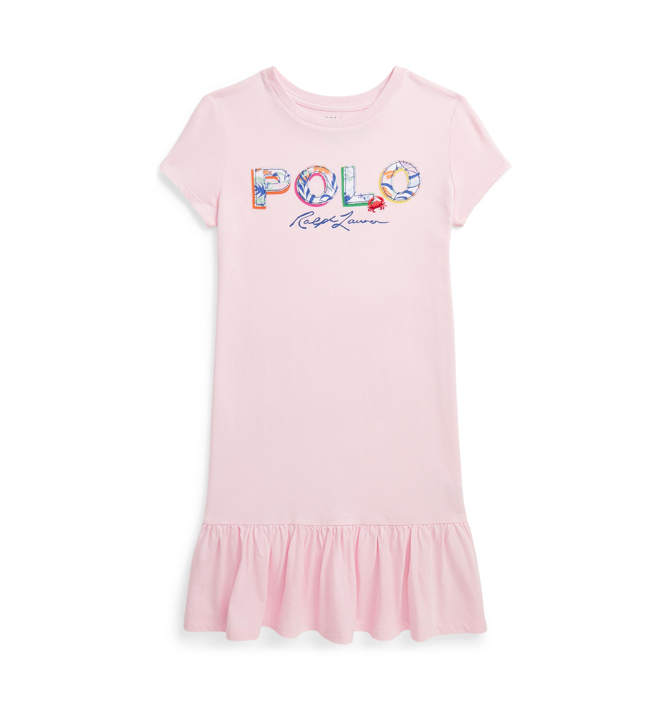 Girls 7-16 Tropical Logo Cotton Jersey T-Shirt Dress