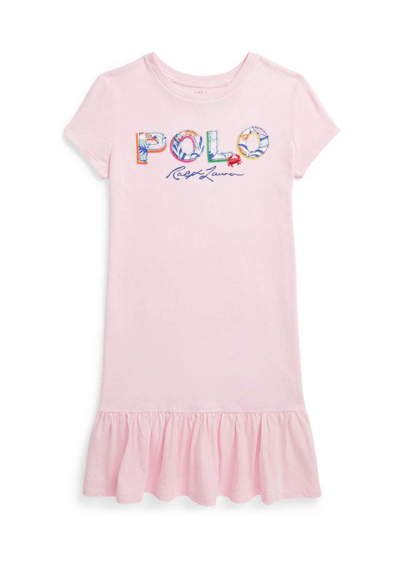 Girls 7-16 Tropical Logo Cotton Jersey T-Shirt Dress