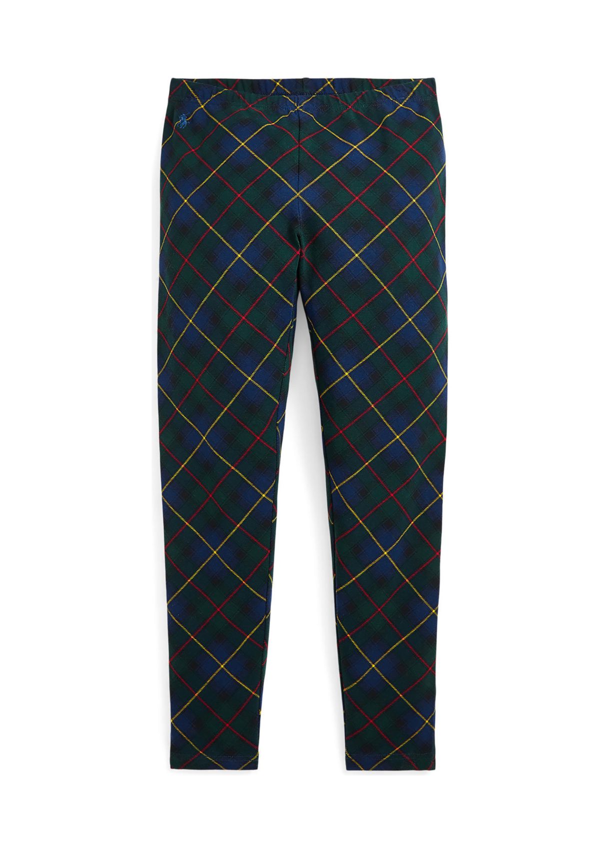 Girls 7-16 Plaid Stretch Jersey Leggings 