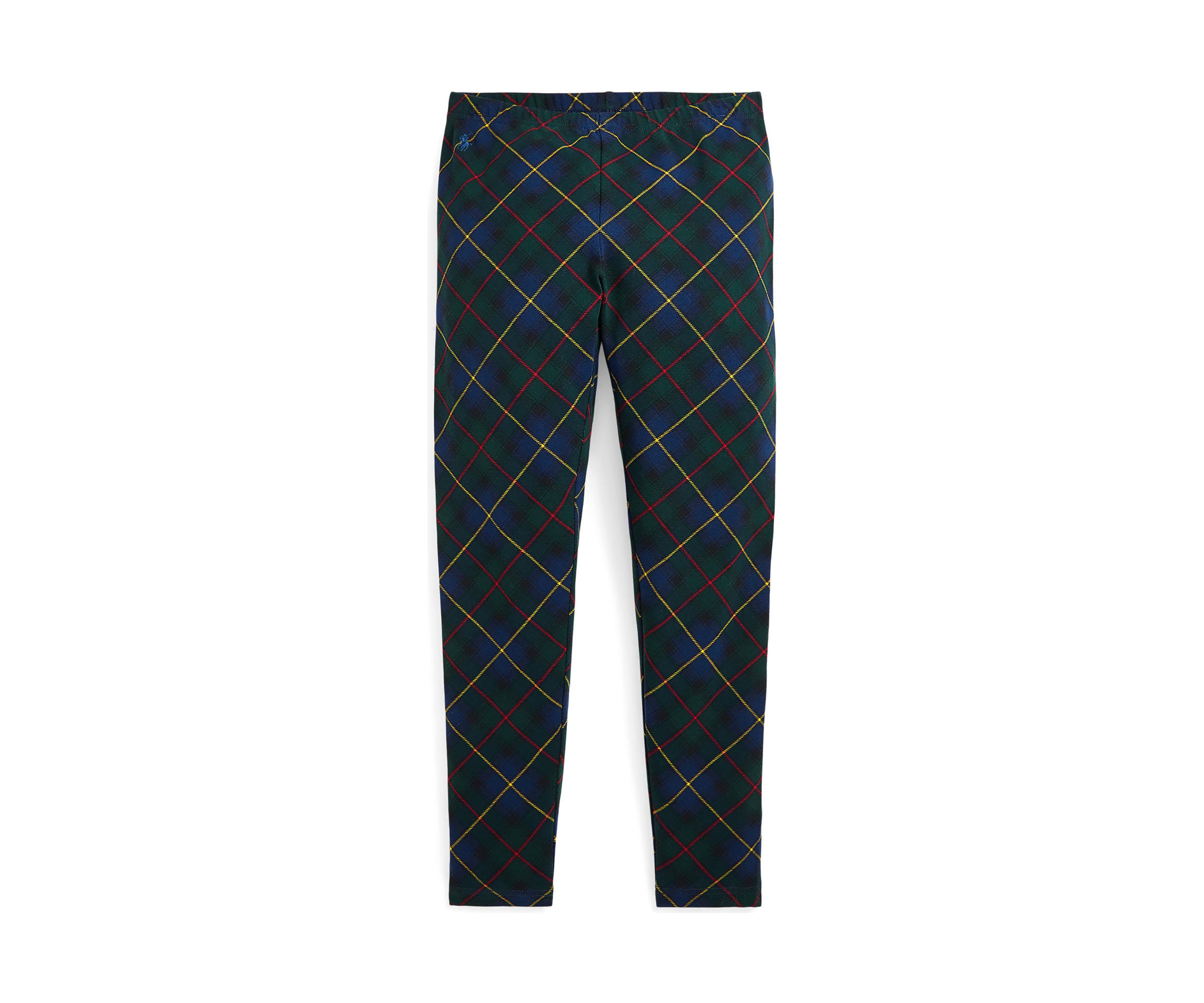 Girls 7-16 Plaid Stretch Jersey Leggings 