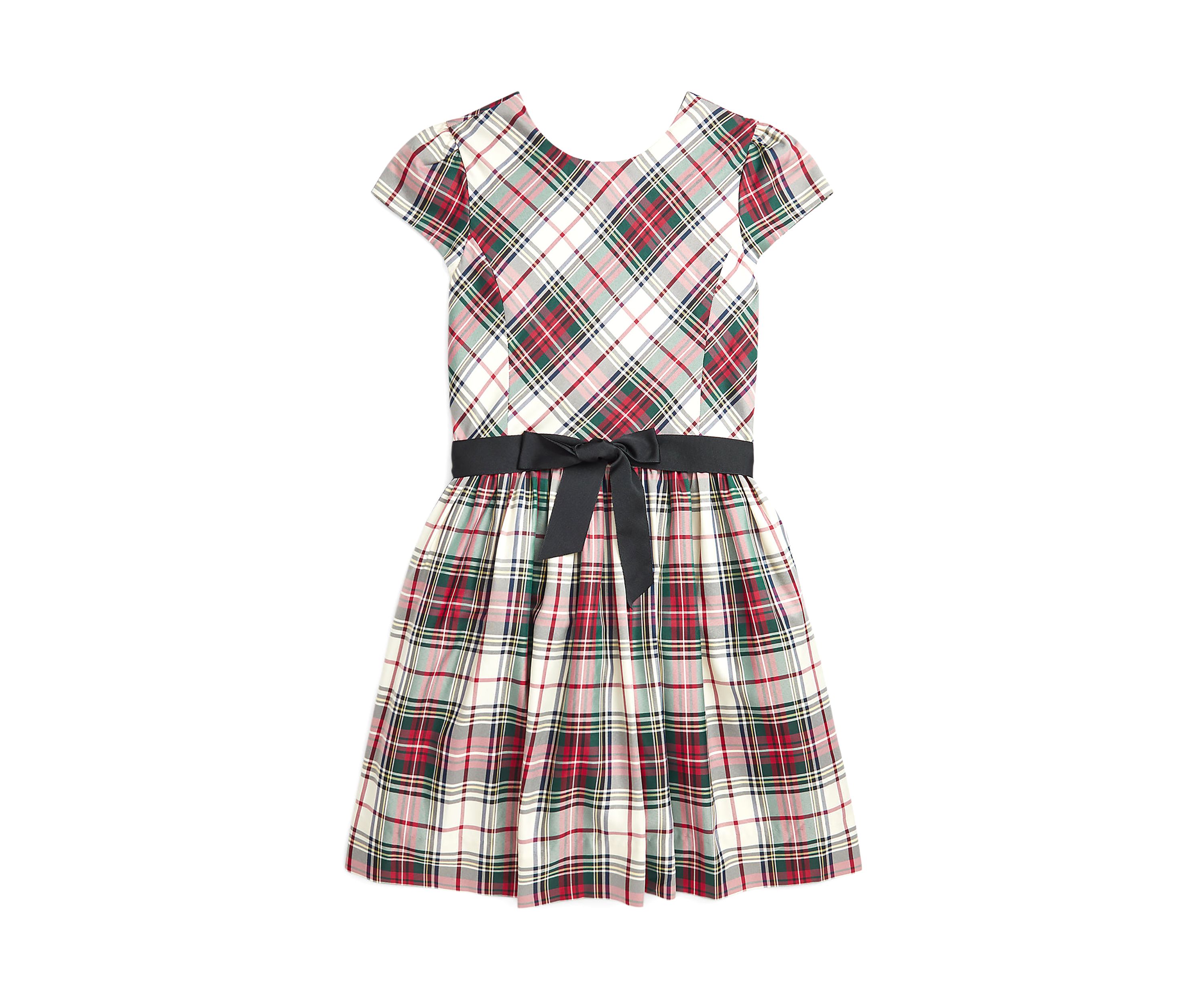 Girls 7-16 Plaid Twill Dress