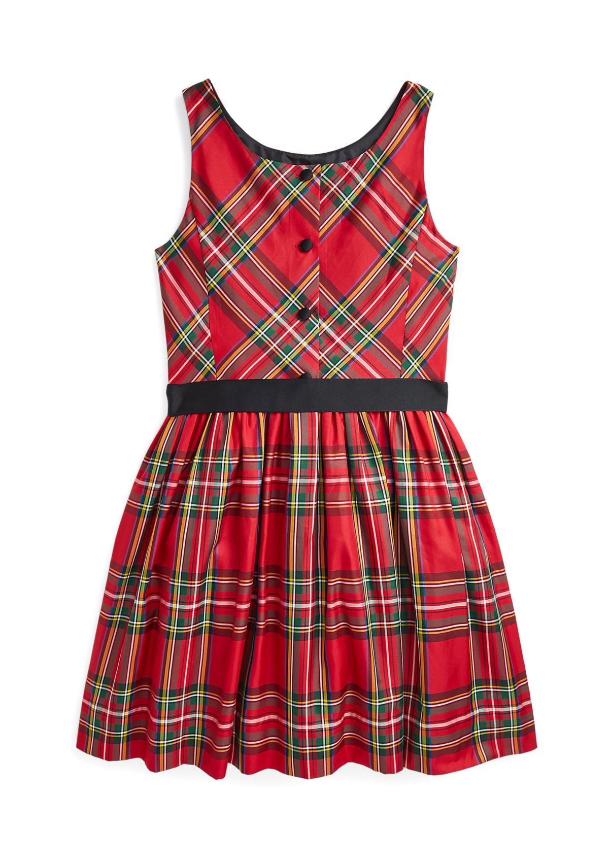 Girls 7-16 Plaid Twill Dress