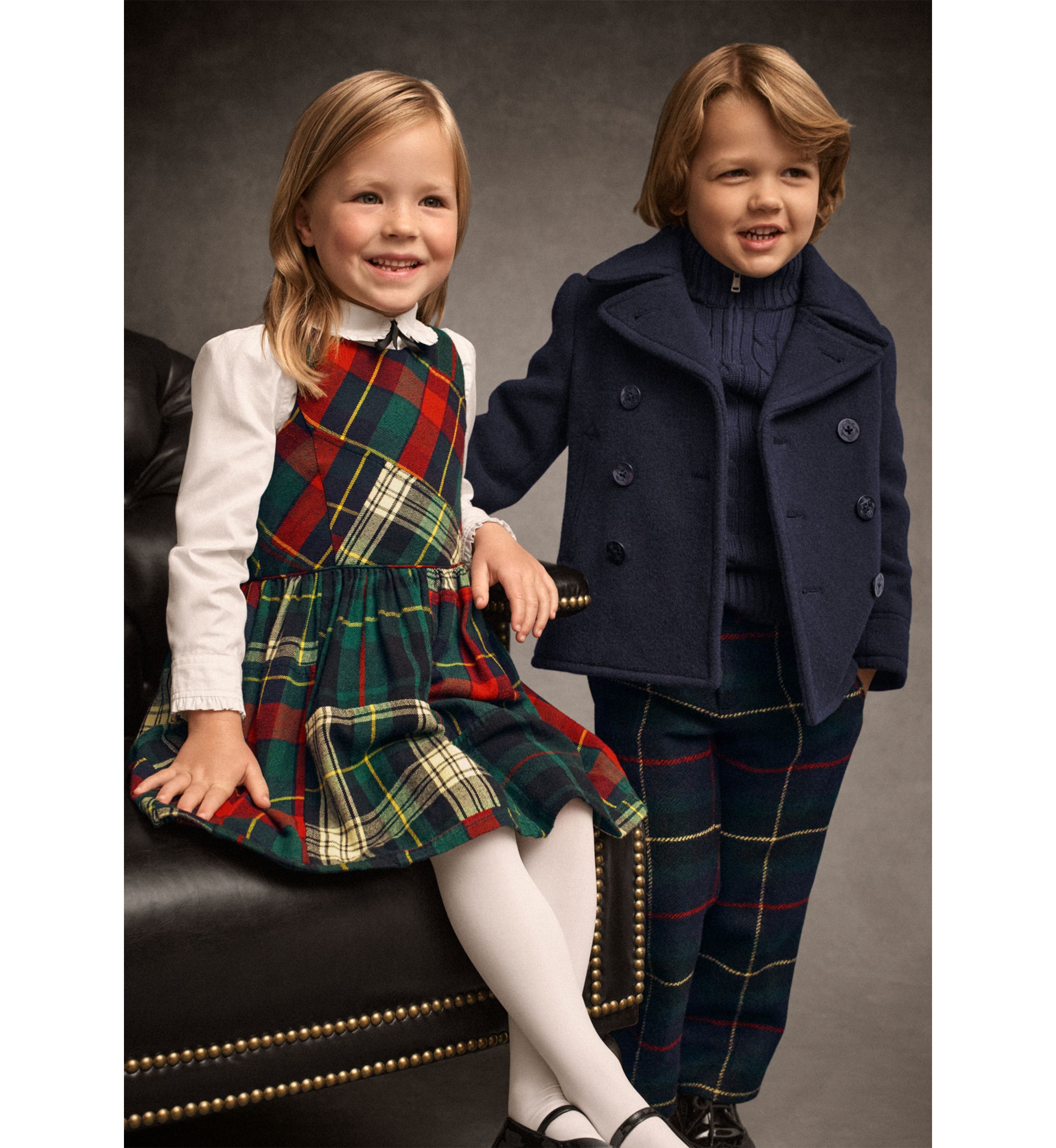 Girls 7-16 Patchwork Plaid Flannel Dress