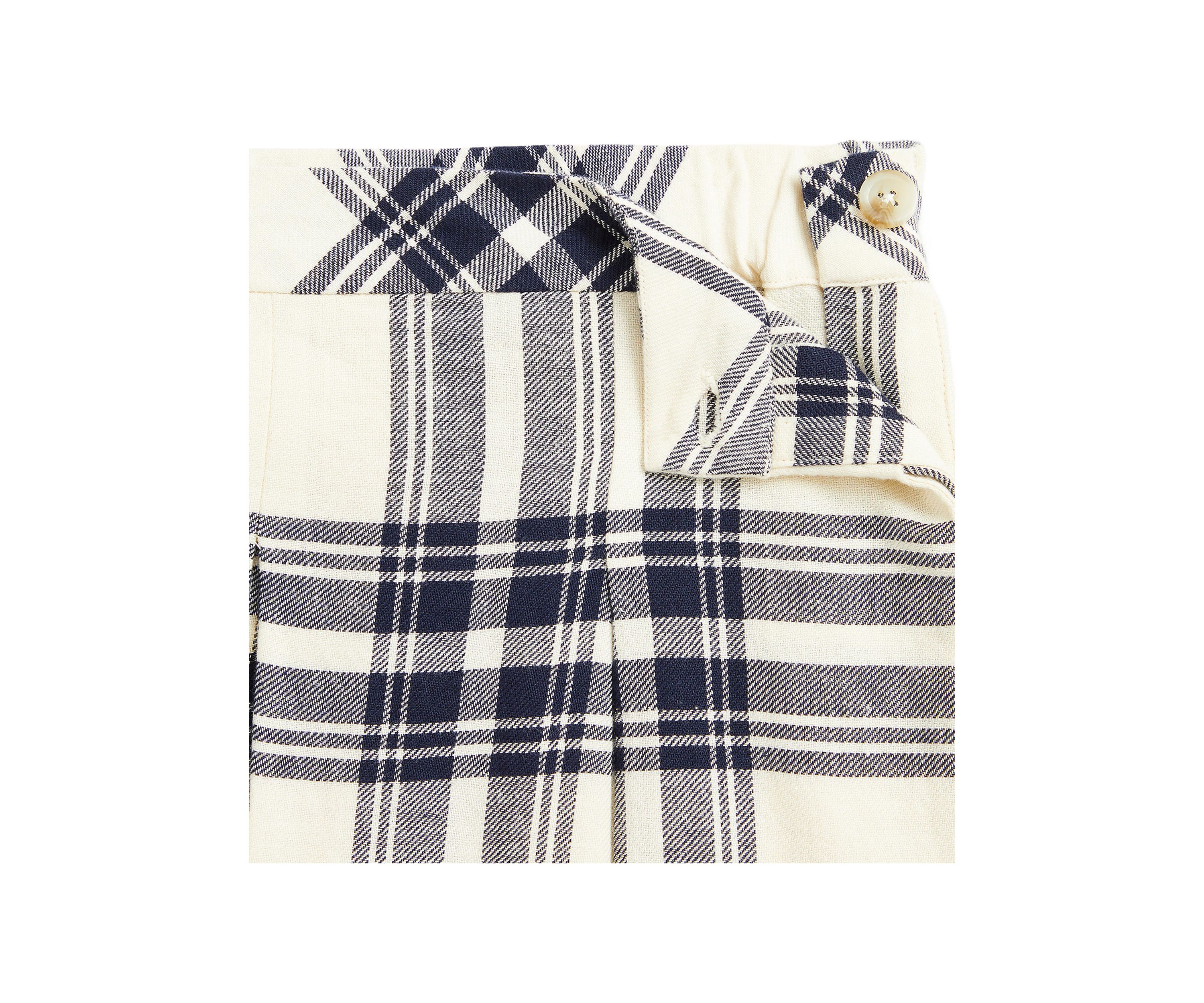Girls 7-16 Plaid Cotton Twill Shirtdress