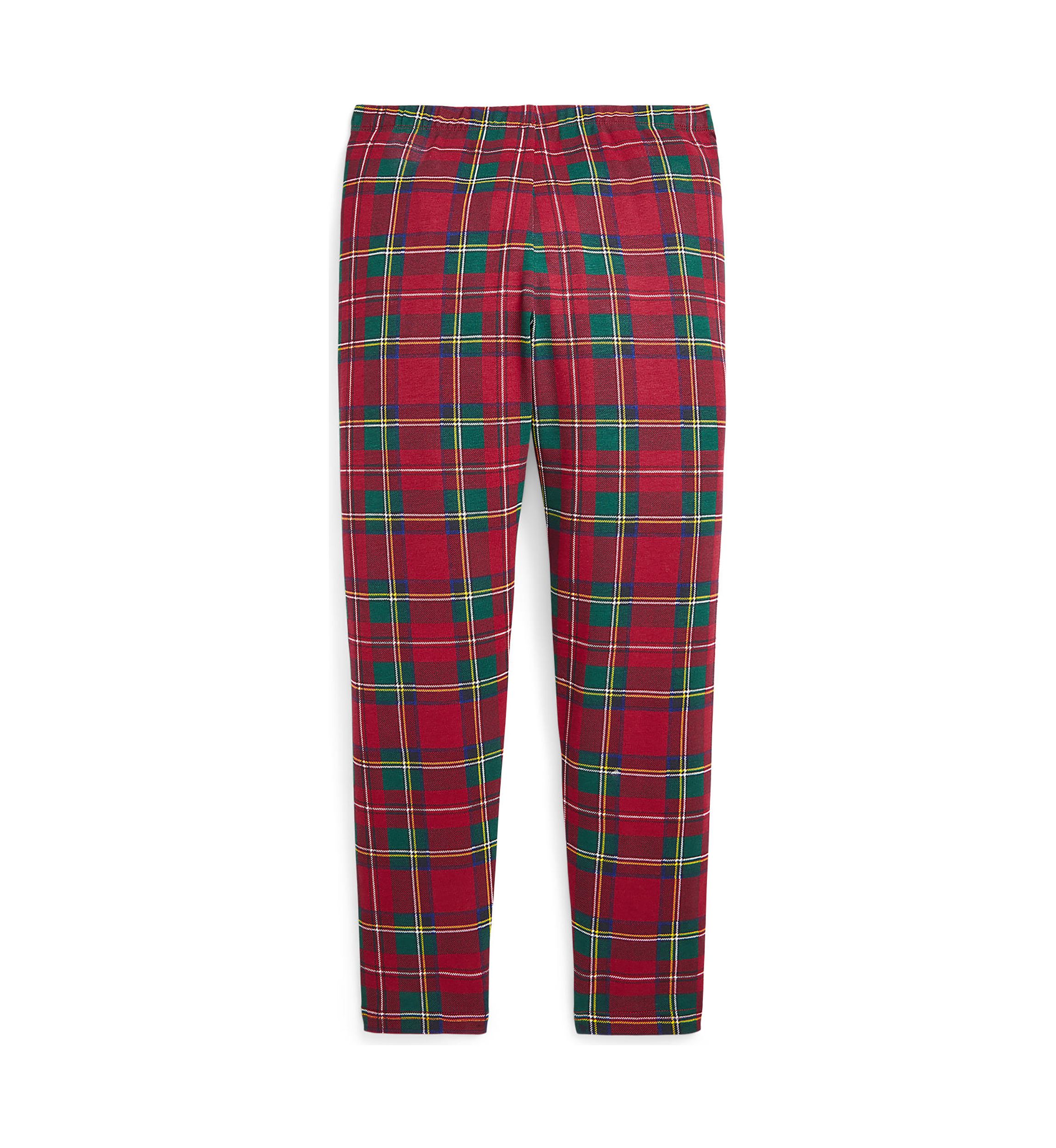 Girls 7-16 Plaid Stretch Jersey Leggings