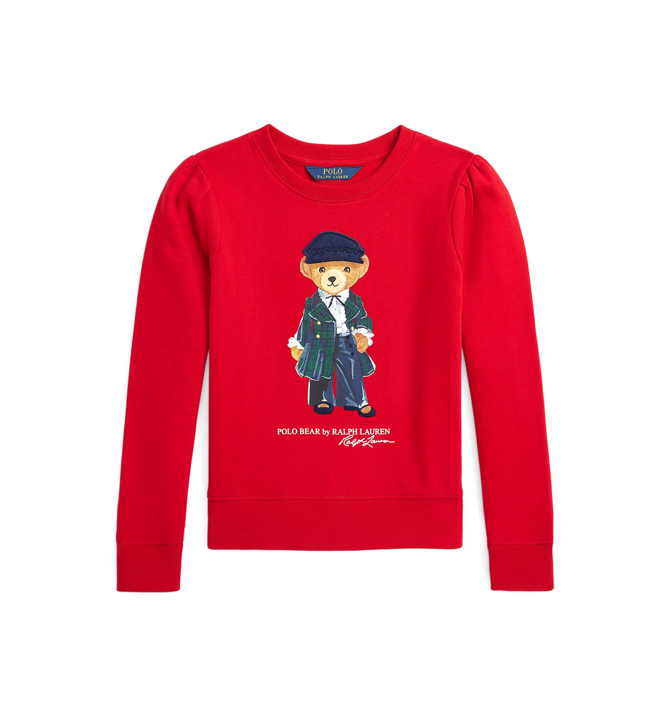 Girls 7-16 Polo Bear Fleece Sweatshirt