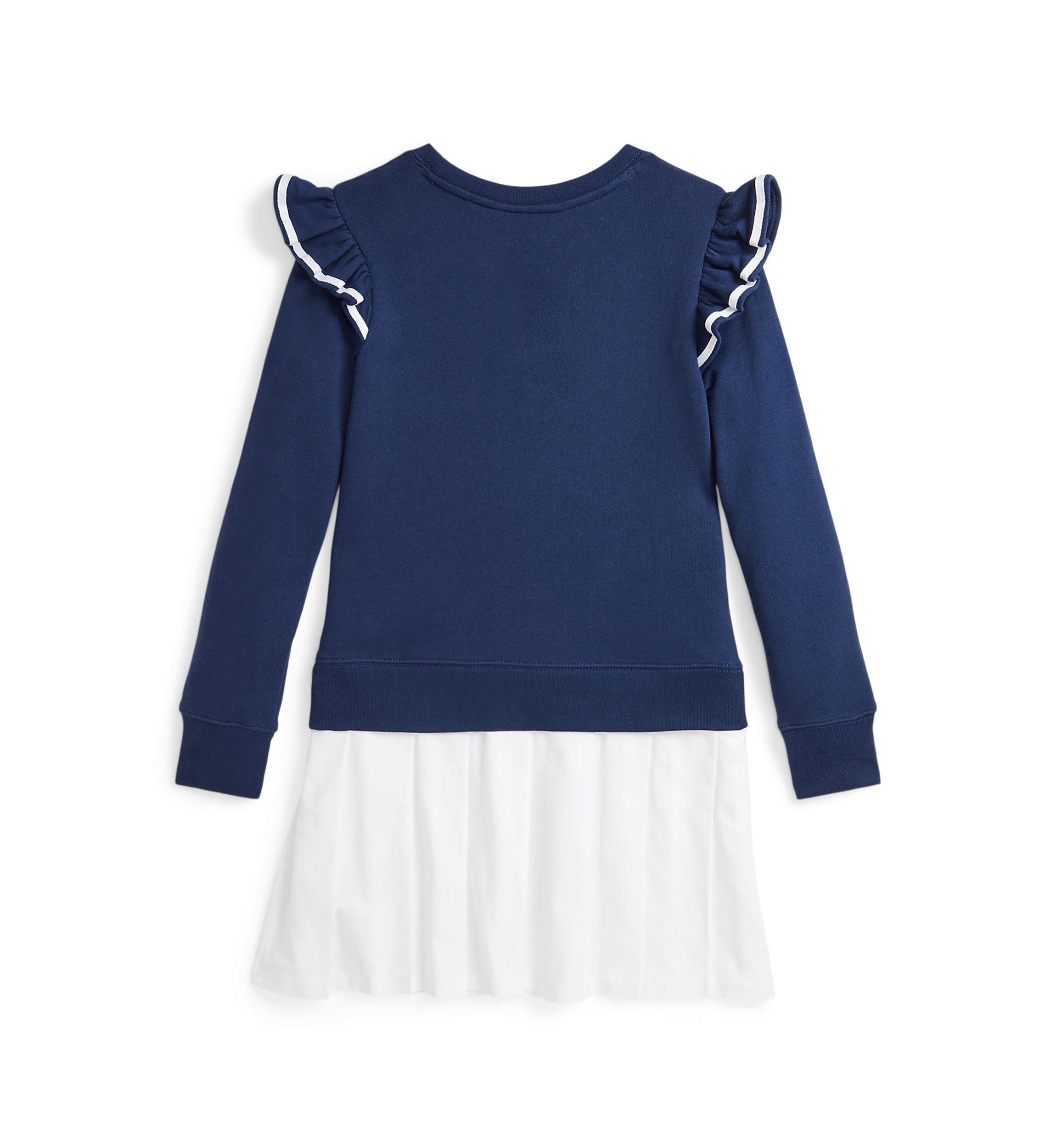 Girls 7-16 Woven Skirt Terry Dress