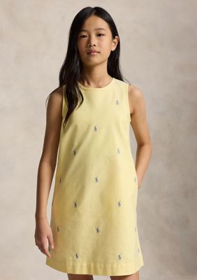 polo pony cotton oxford dress Ralph Lauren Girl's Cotton Oxford Shirtdress