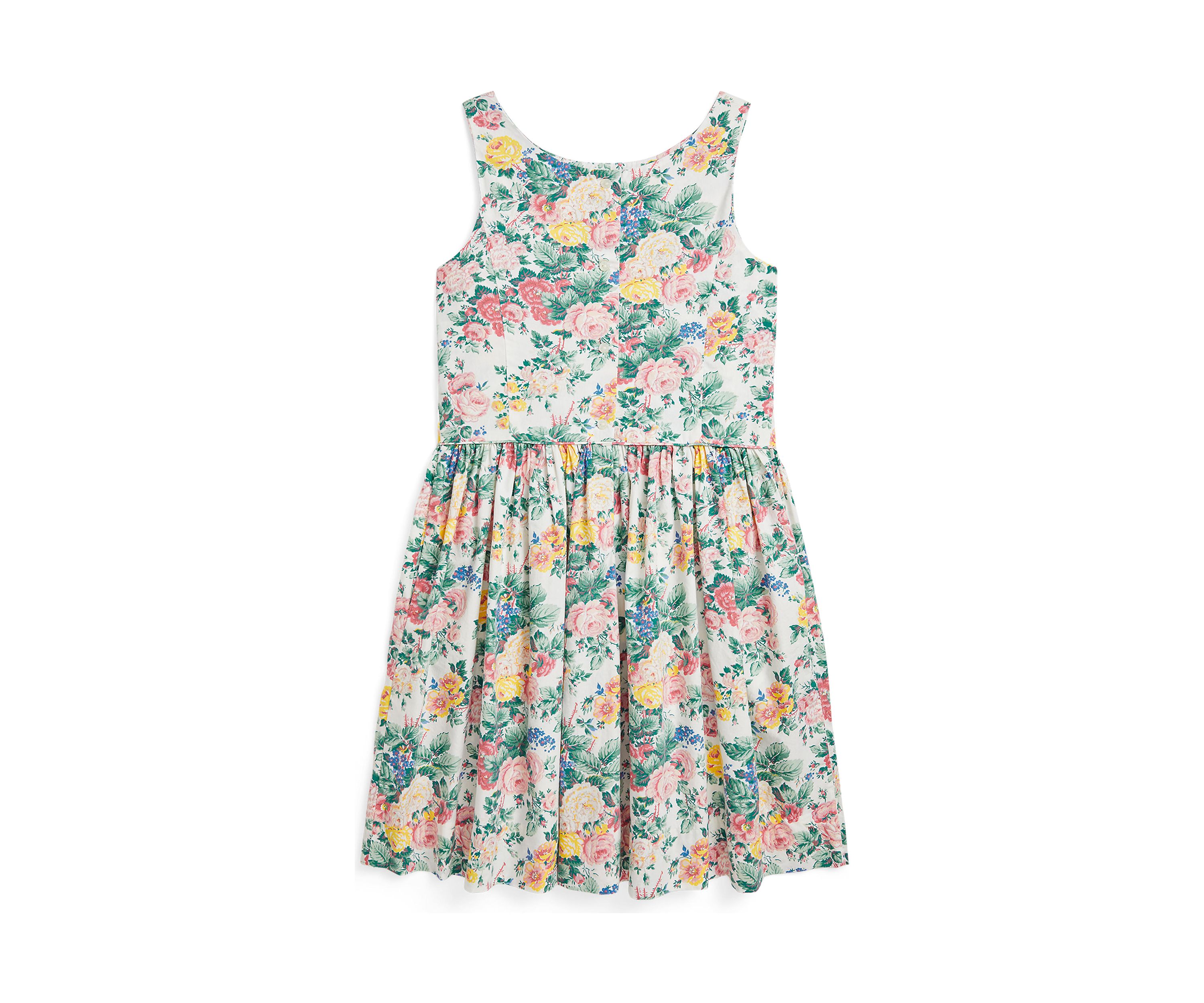 Girls 7-16 Floral Cotton Dress
