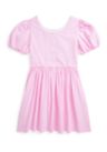Girls 7-16 Striped Cotton Seersucker Dress