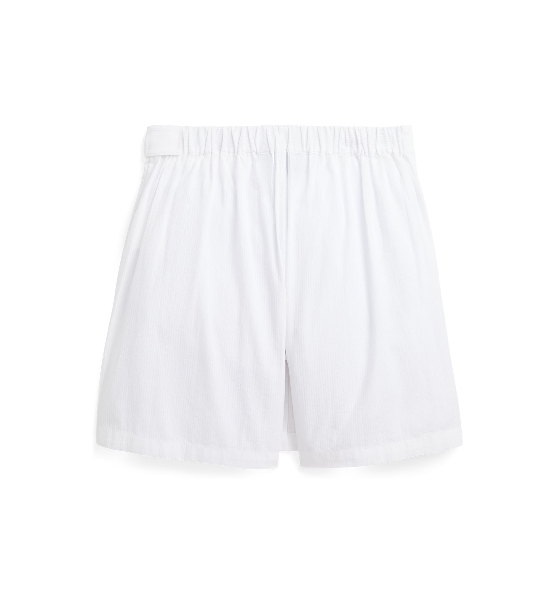 Girls 7-16 Pleated Cotton Seersucker Wrap Skort