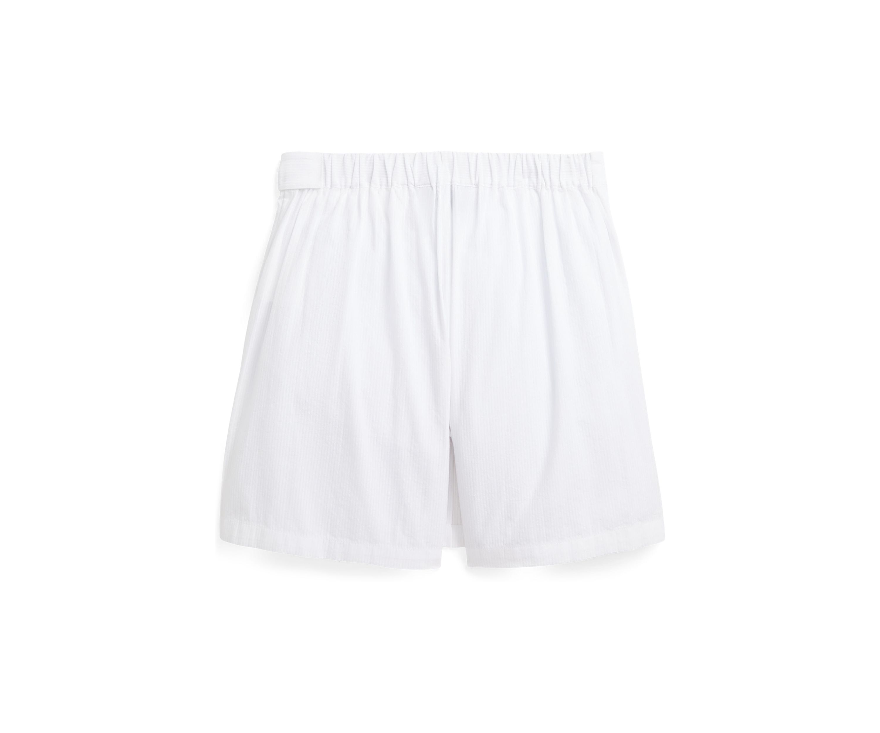 Girls 7-16 Pleated Cotton Seersucker Wrap Skort