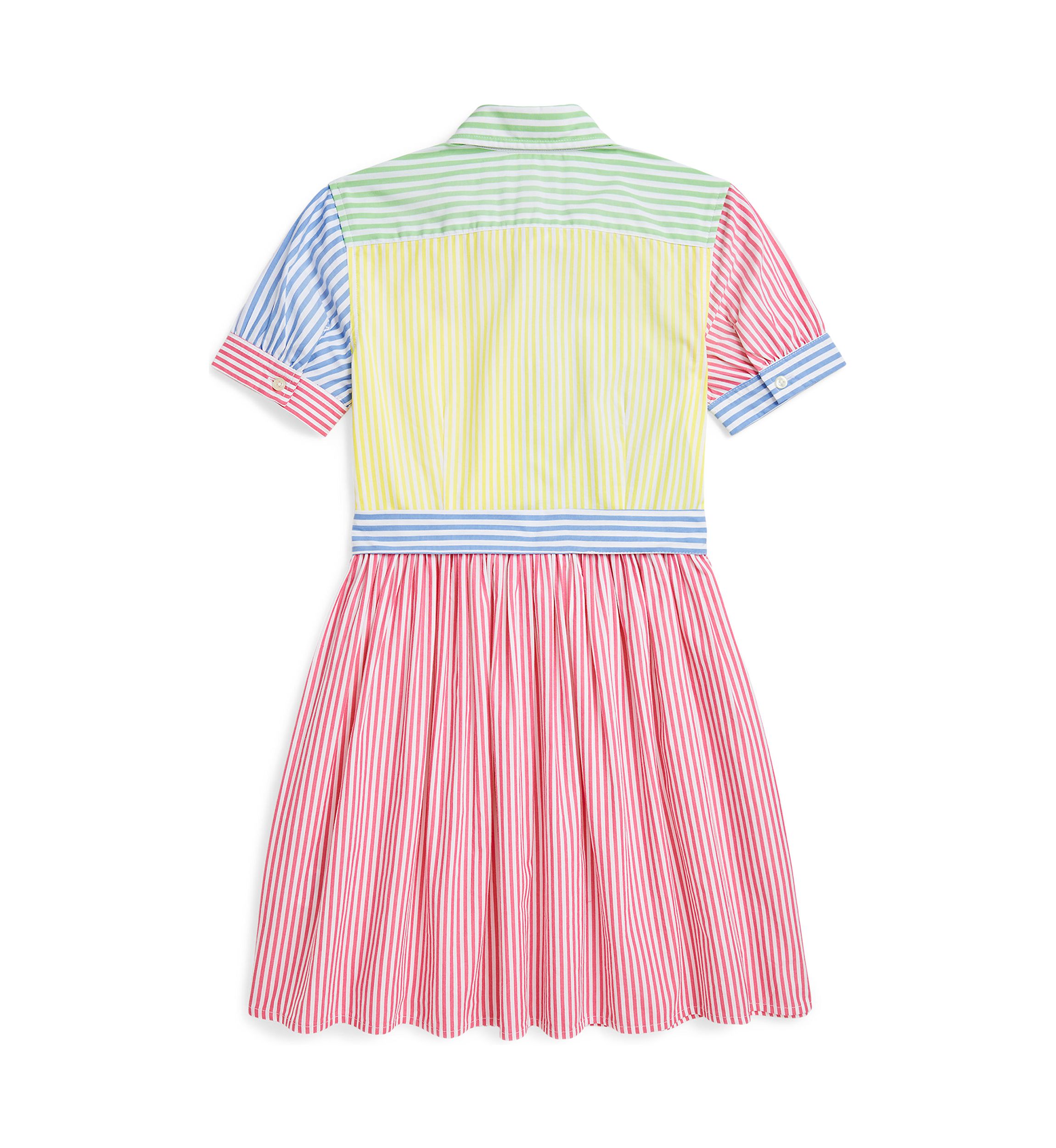 Girls 7-16 Striped Cotton Fun Shirtdress