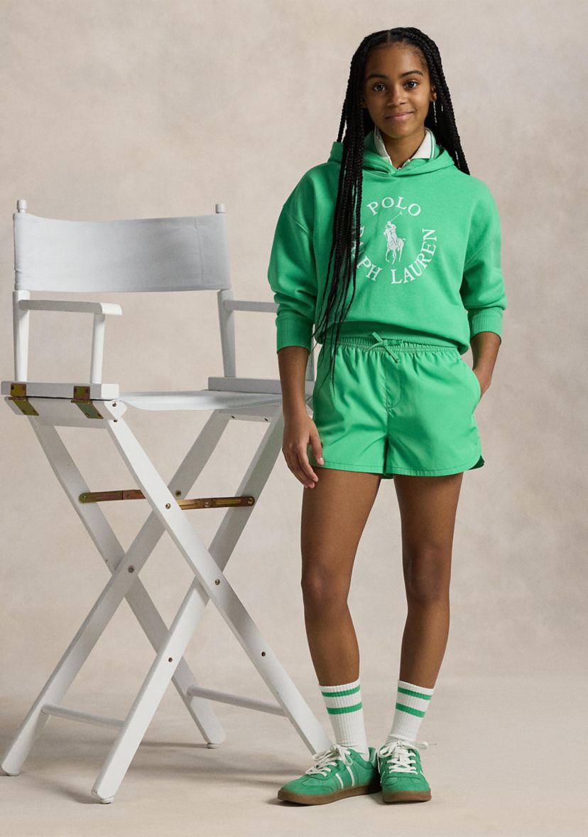 Girls 7-16 Big Pony Logo French Terry Hoodie