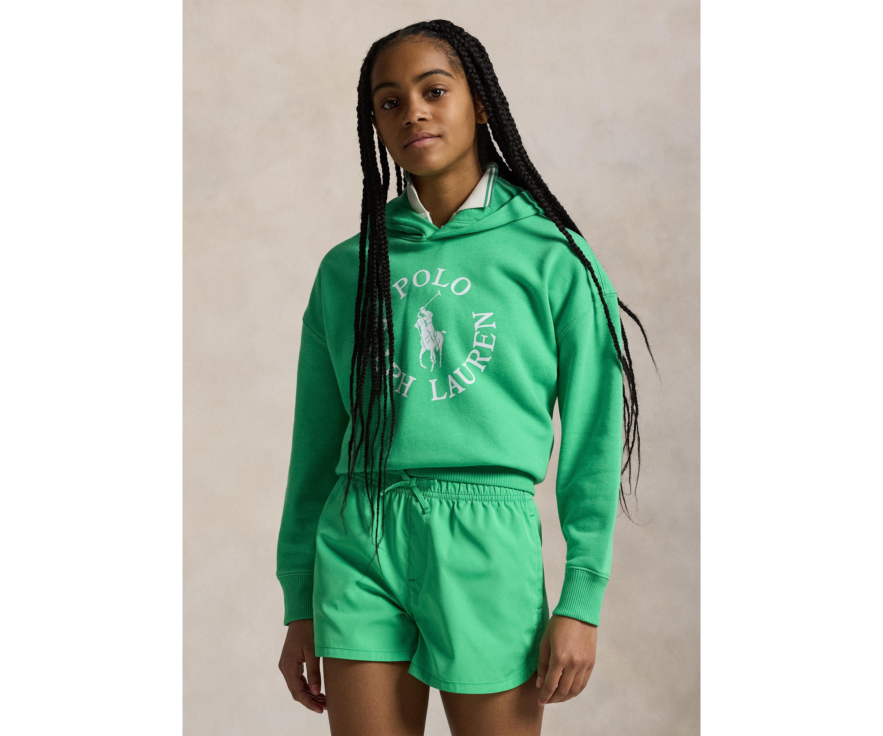 Girls 7-16 Big Pony Logo French Terry Hoodie