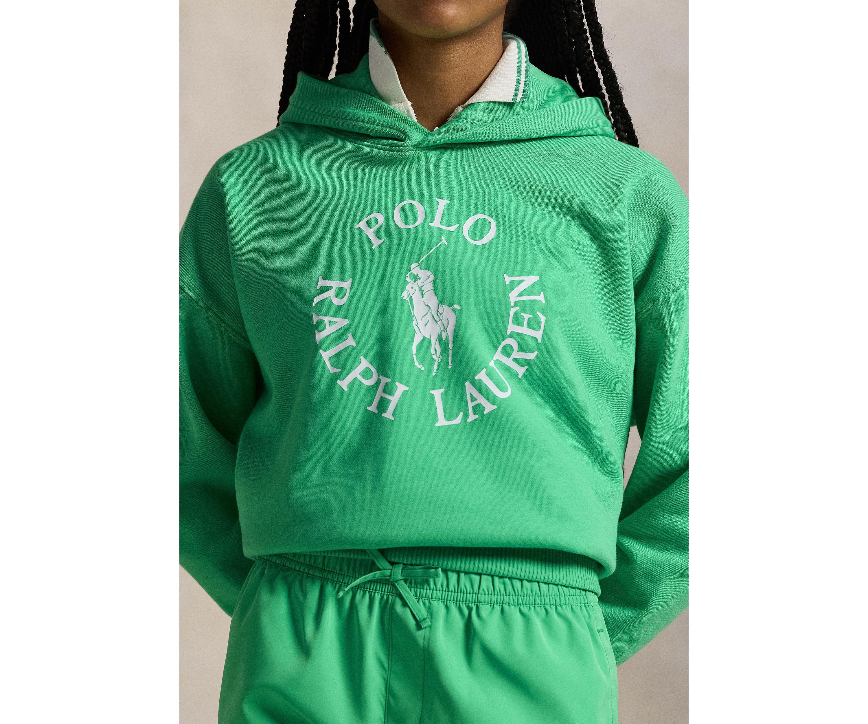Girls 7-16 Big Pony Logo French Terry Hoodie