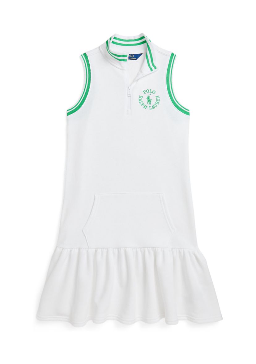 Girls 7-16 Big Pony Logo Terry Dress