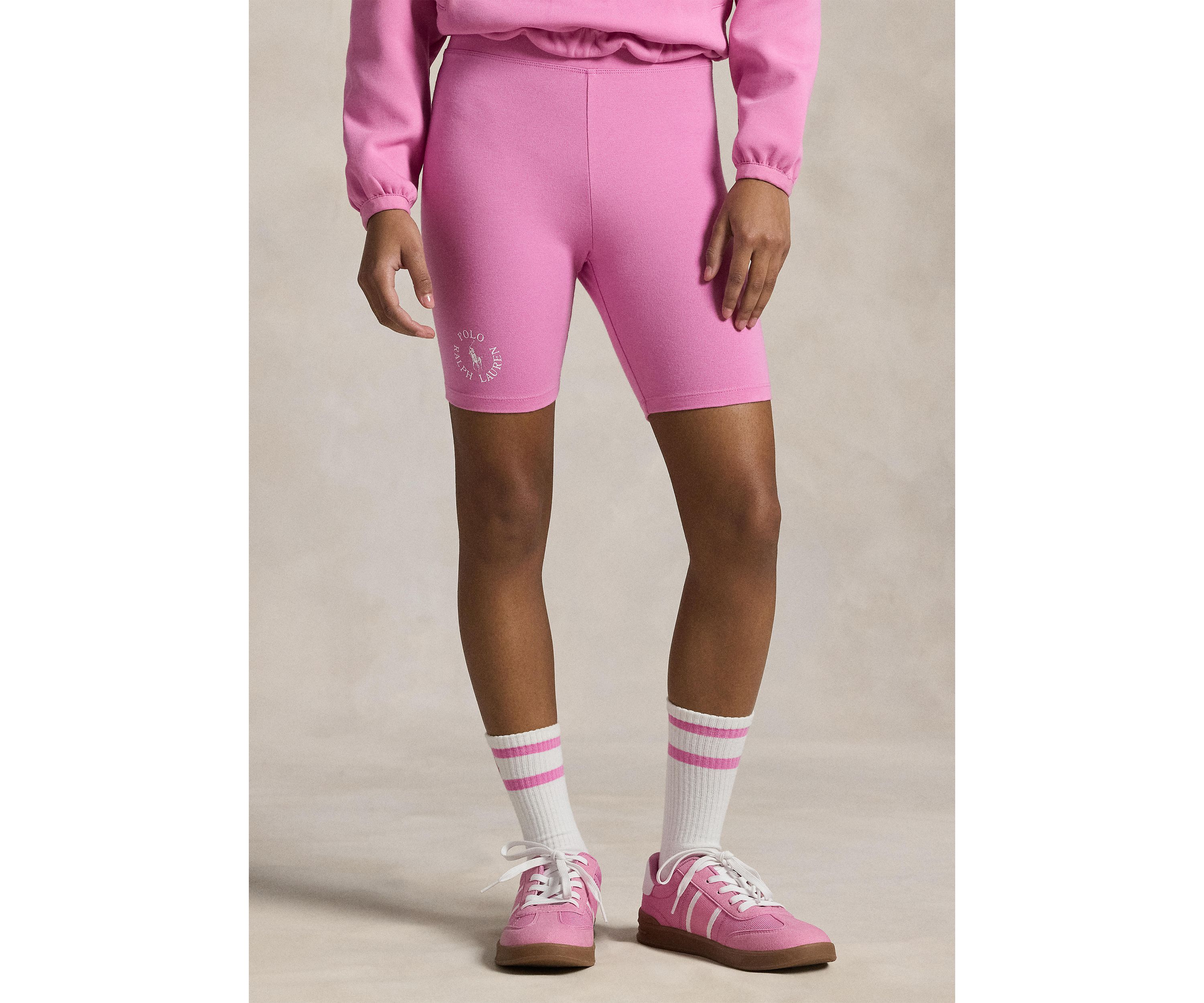 Girls 7-16 Stretch Jersey Bike Shorts