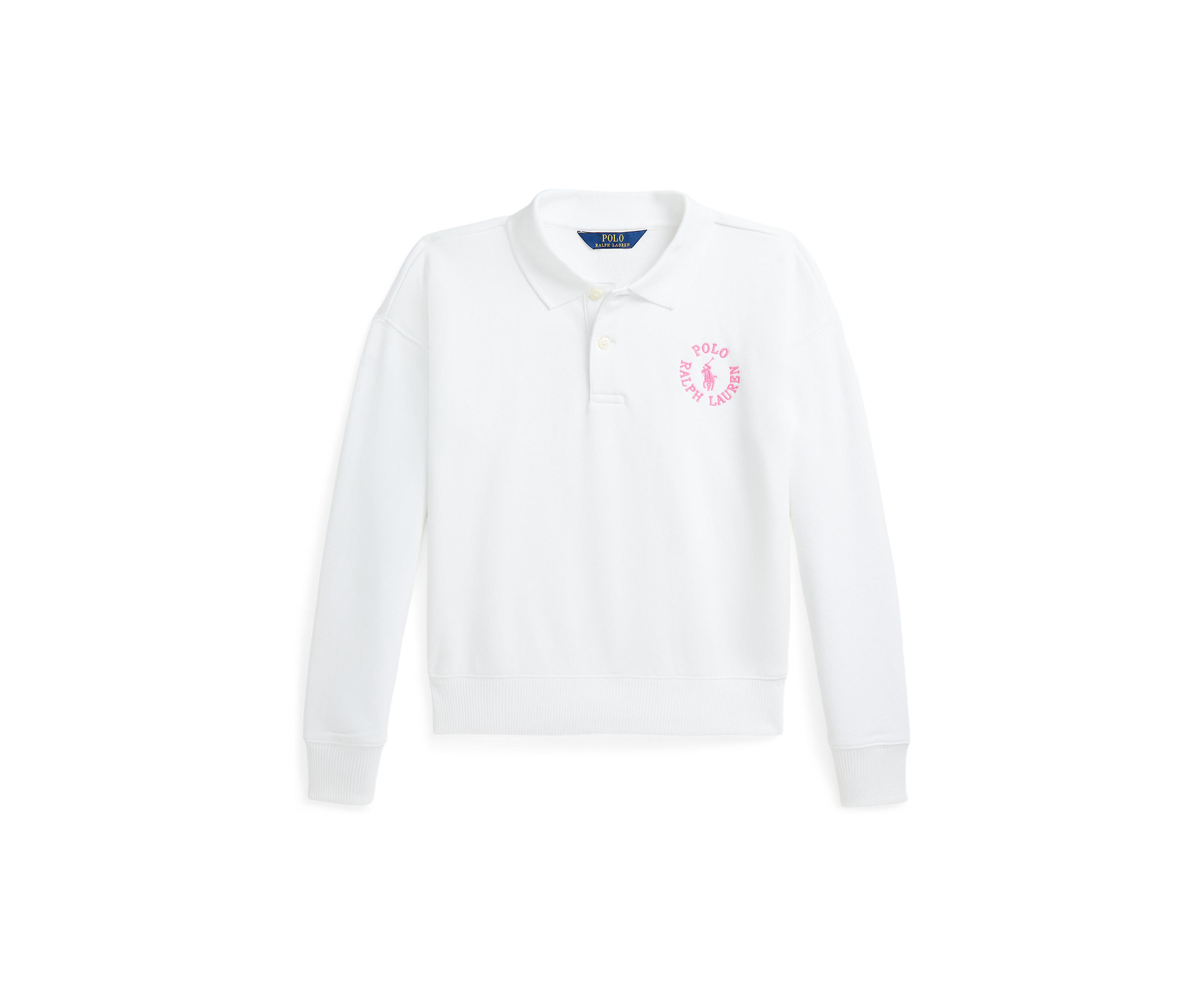 Girls 7-16 Logo French Terry Polo Sweatshirt