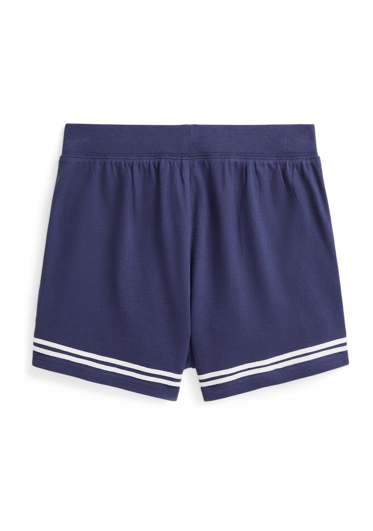 Girls 7-16 Striped Stretch Mesh Shorts
