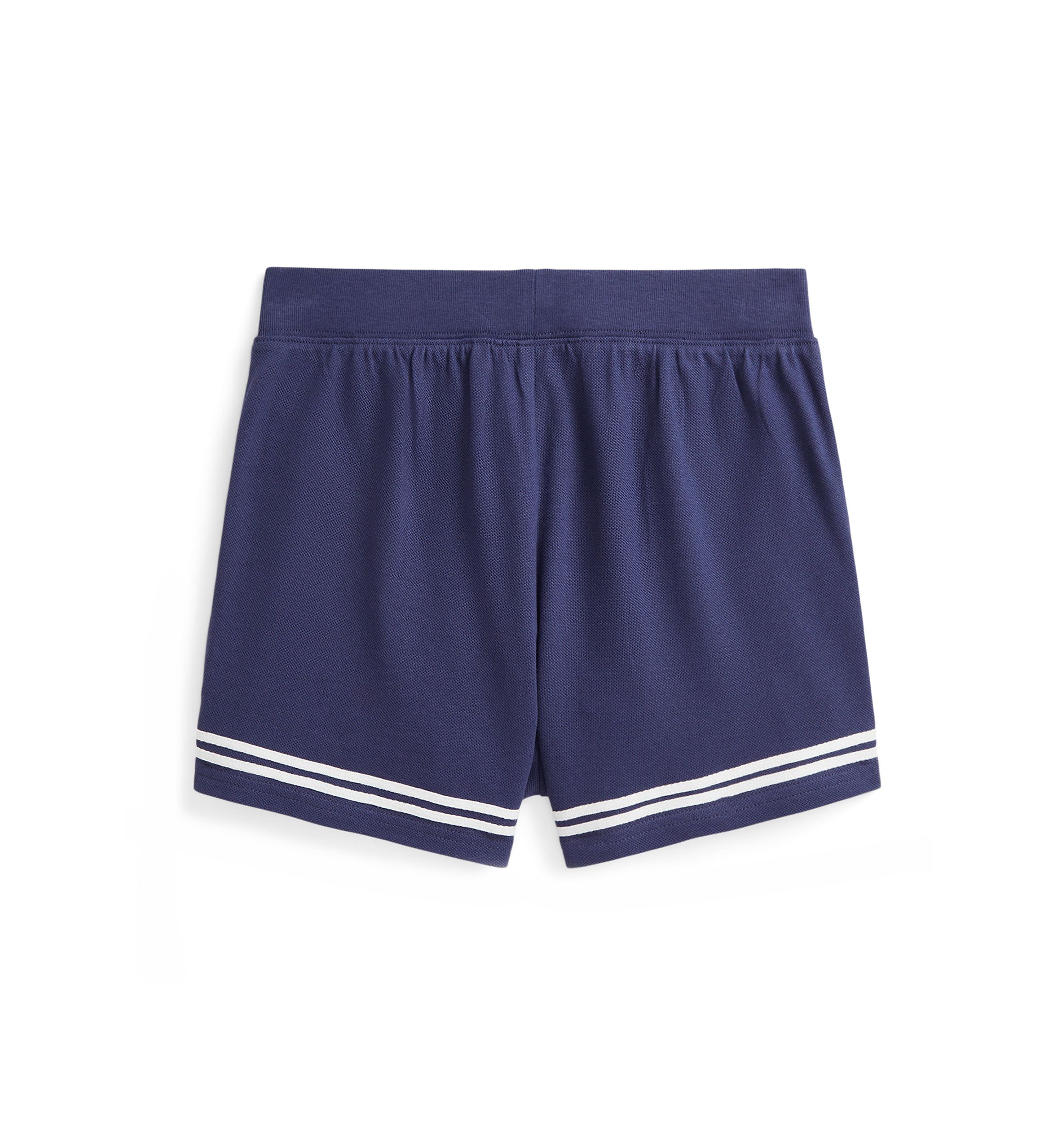 Girls 7-16 Striped Stretch Mesh Shorts