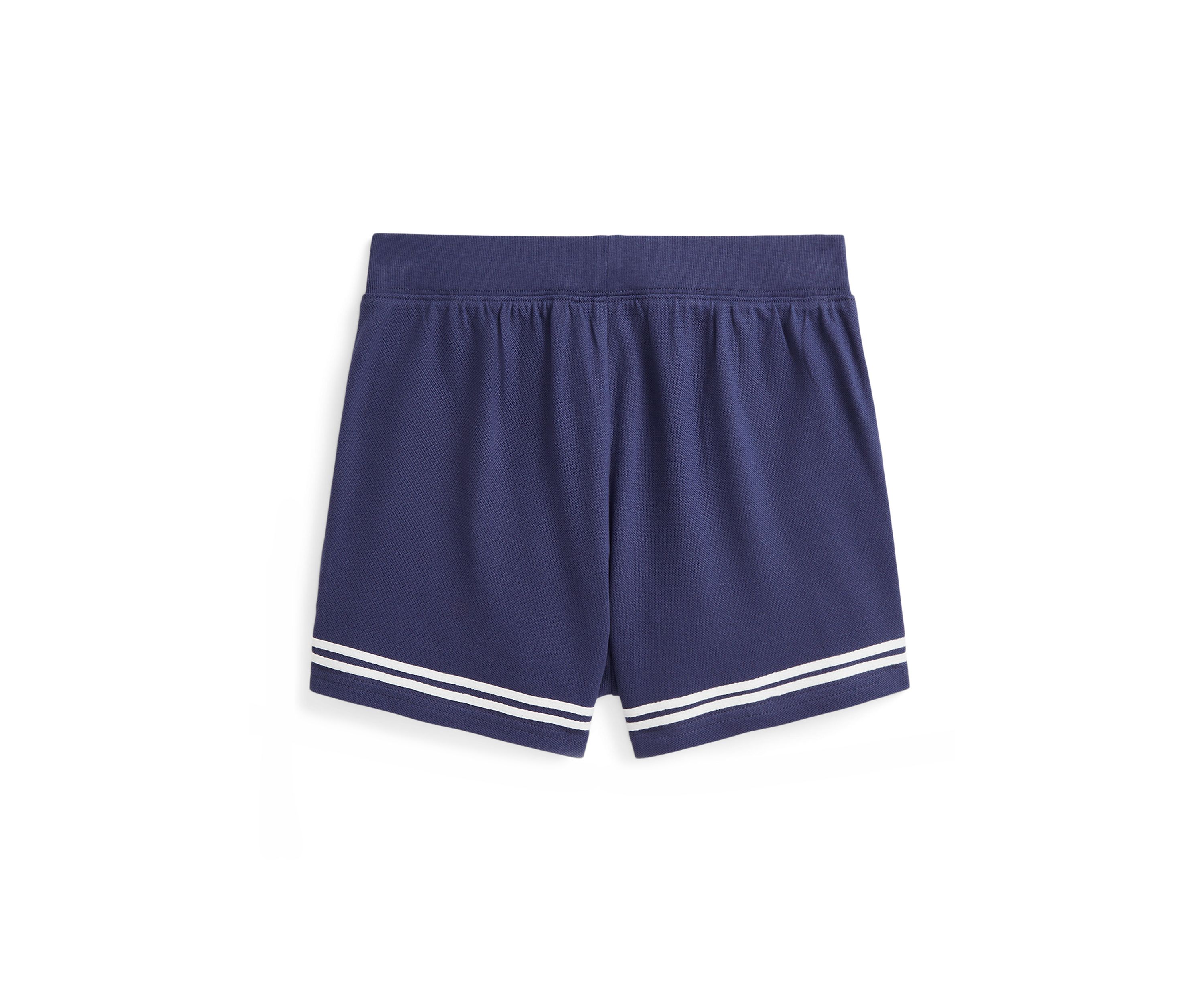 Girls 7-16 Striped Stretch Mesh Shorts