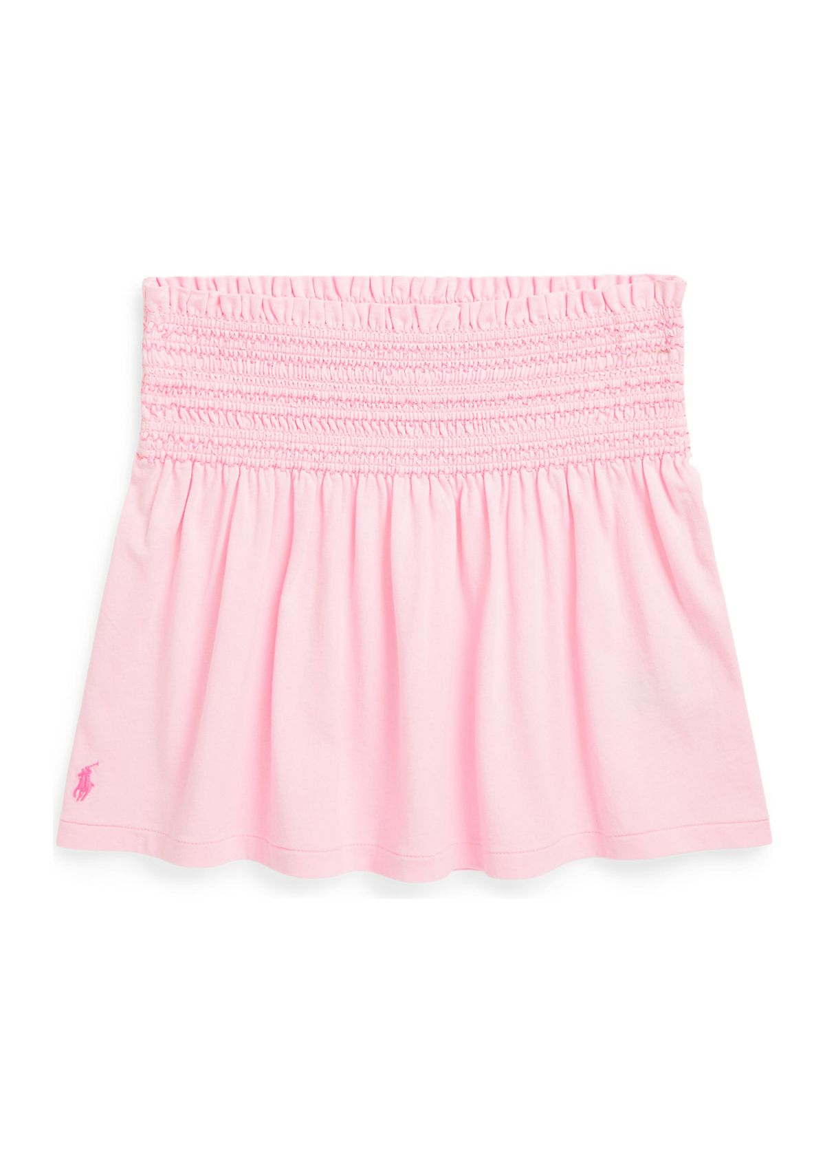 Girls 7-16 Smocked Cotton Jersey Skirt