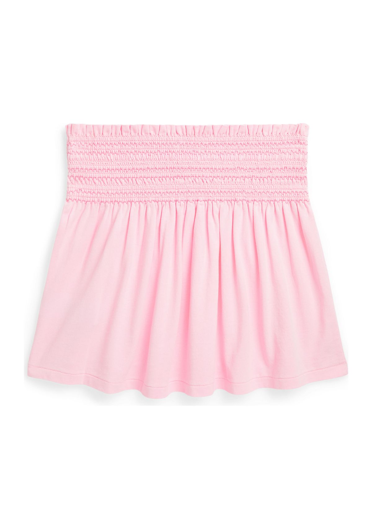 Girls 7-16 Smocked Cotton Jersey Skirt