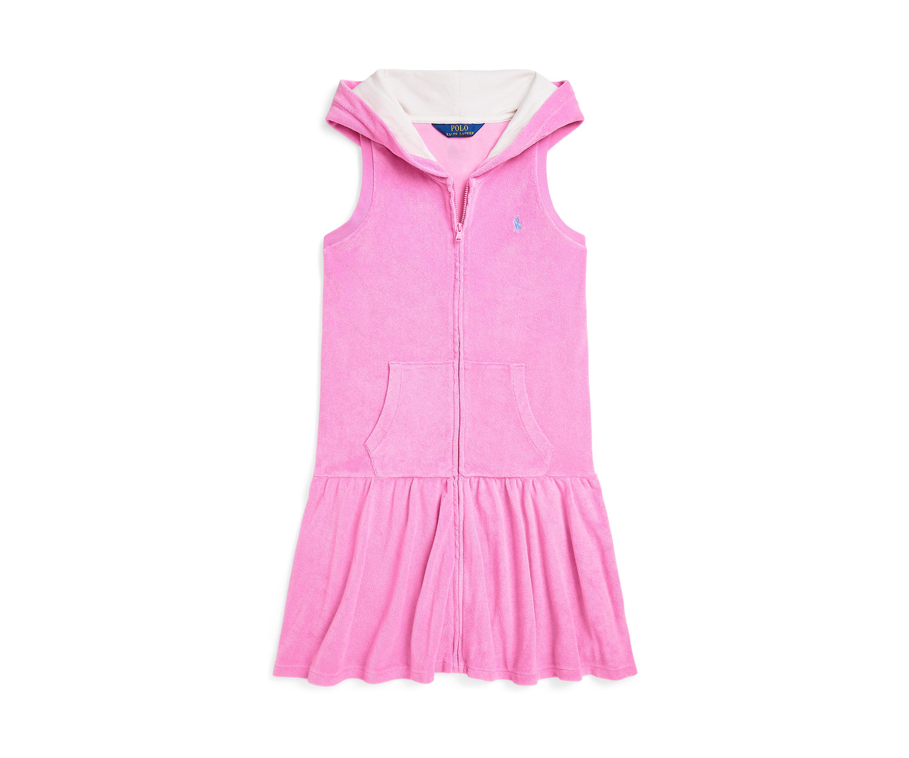 Girls 7-16 Hooded Terry Swim Coverup