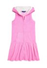 Girls 7-16 Hooded Terry Swim Coverup