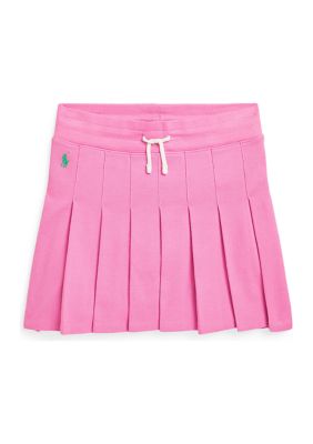 Girls 7-16 Pleated Stretch Mesh Skort