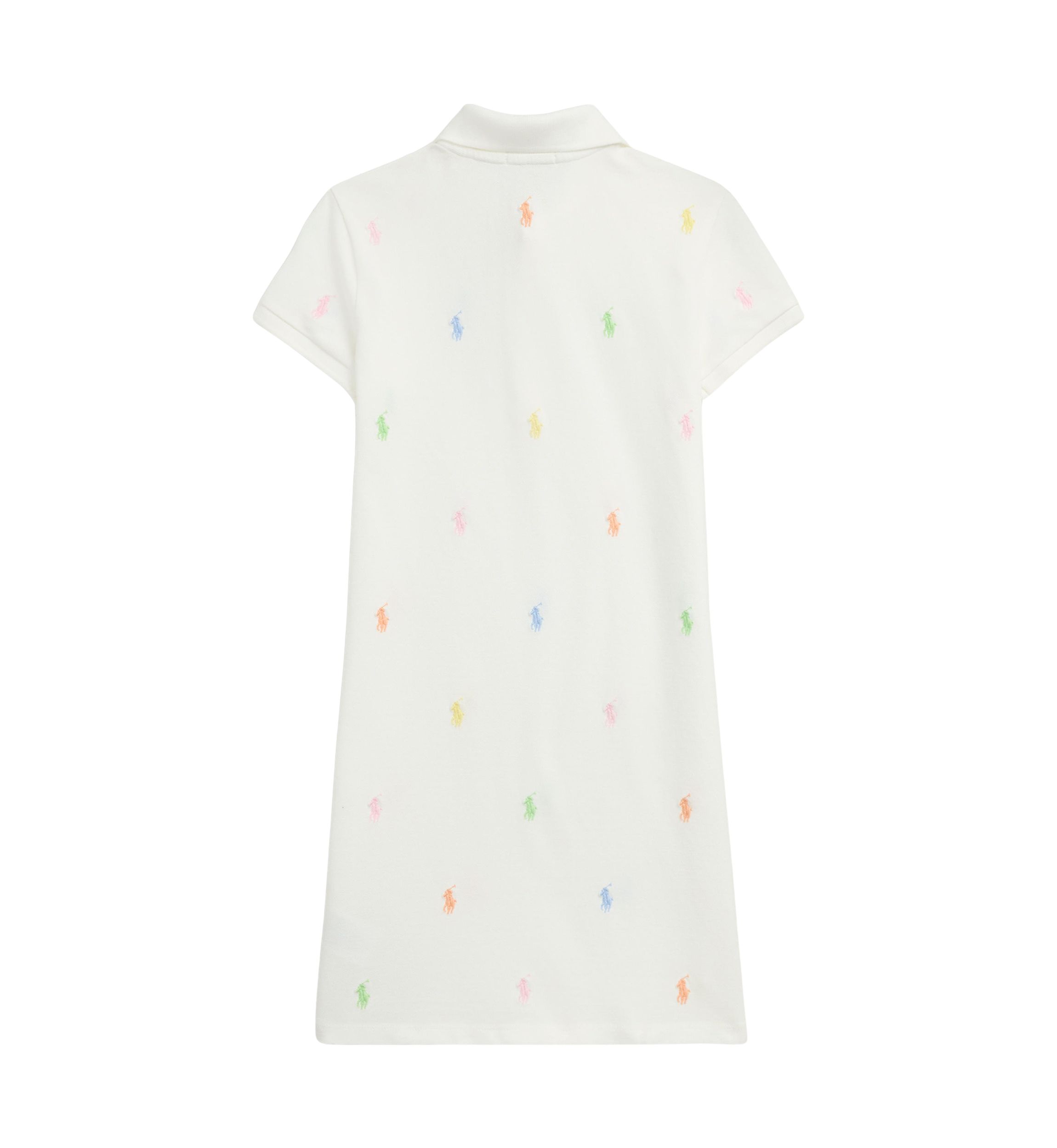 Girls 7-16 Polo Pony Stretch Mesh Polo Dress