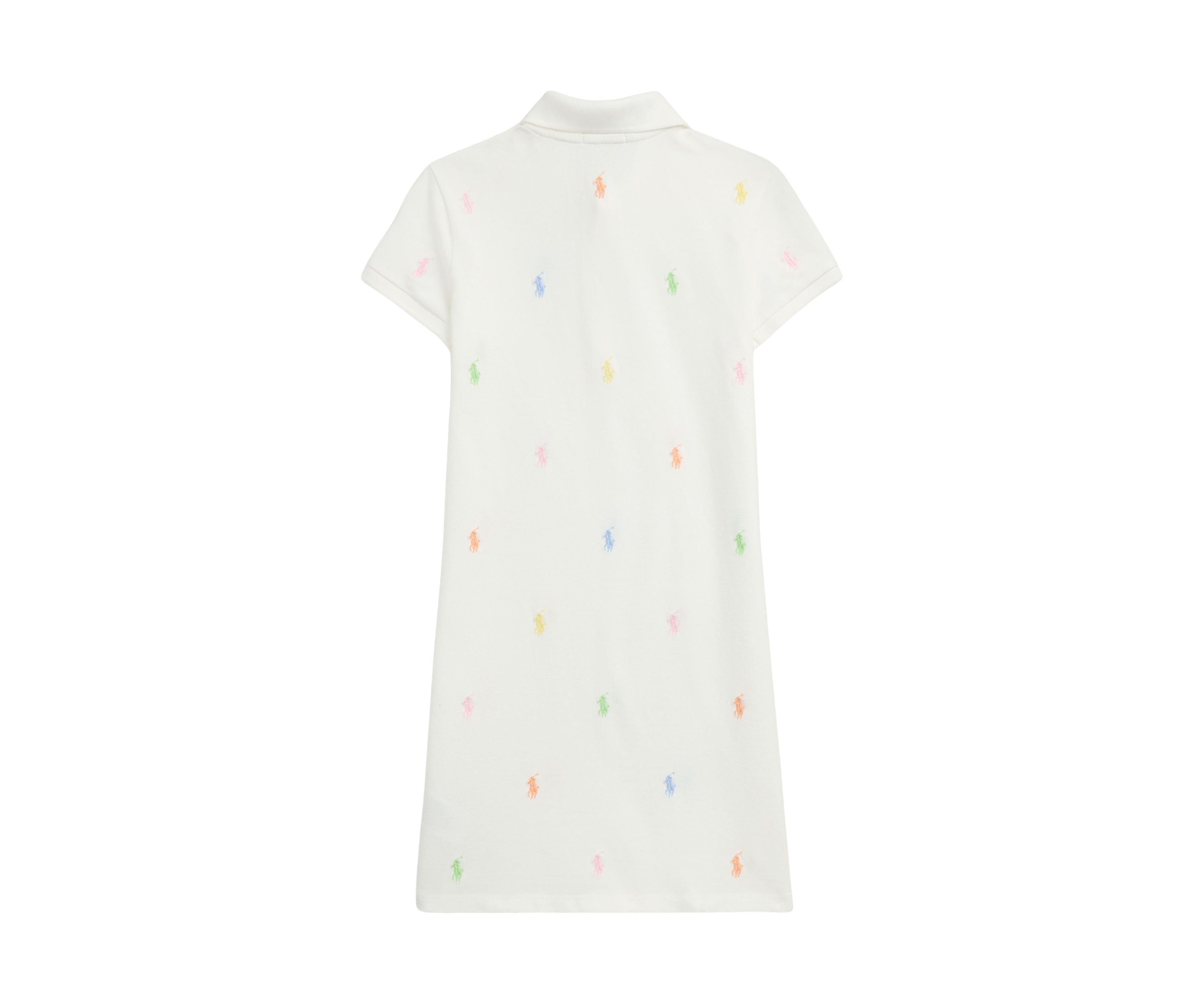 Girls 7-16 Polo Pony Stretch Mesh Polo Dress