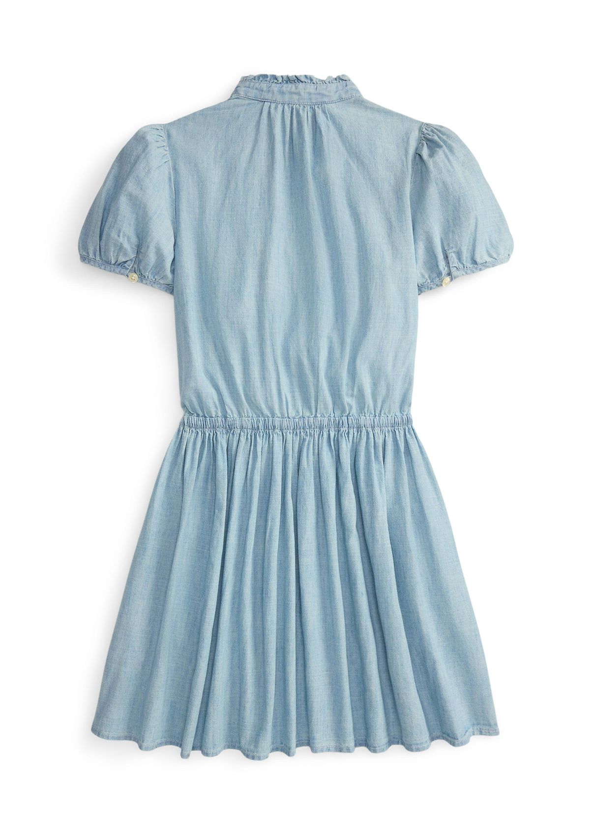 Girls 7-16 Indigo Cotton Chambray Dress