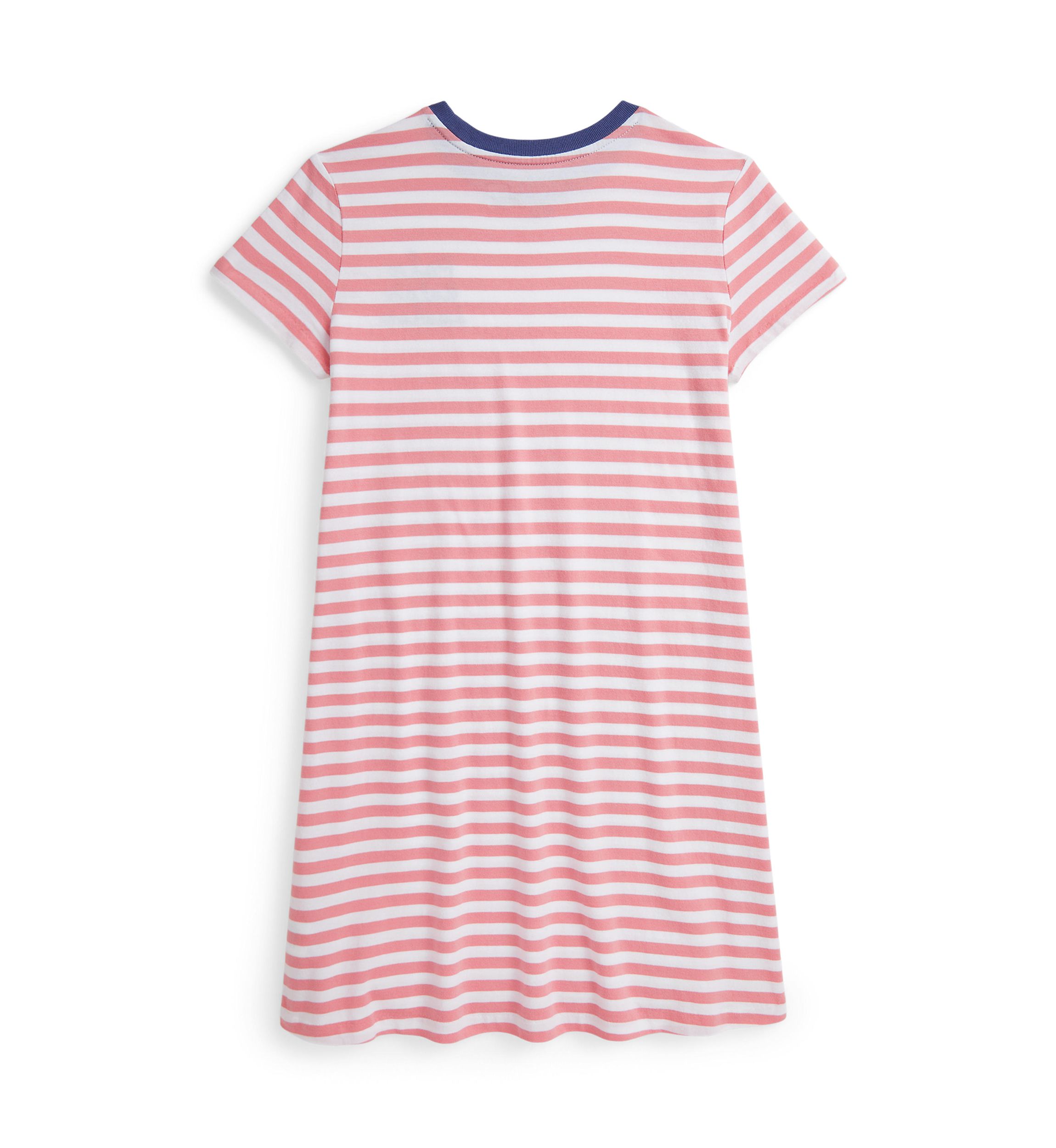 Girls 7-16 Striped Logo Cotton Jersey Dress
