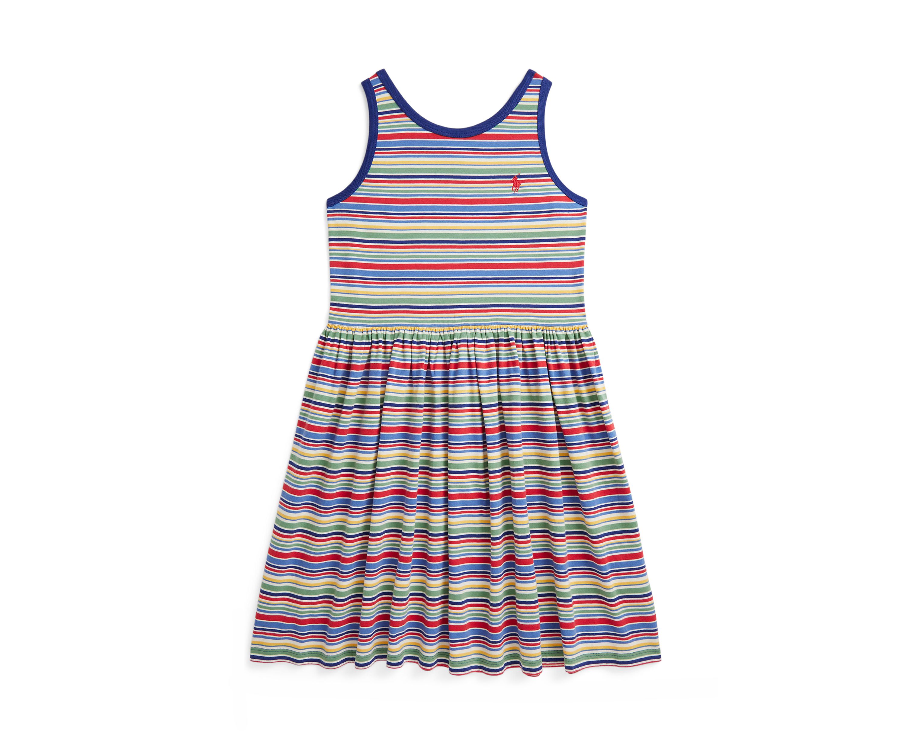 Girls 7-16 Striped Cotton Jersey Dress
