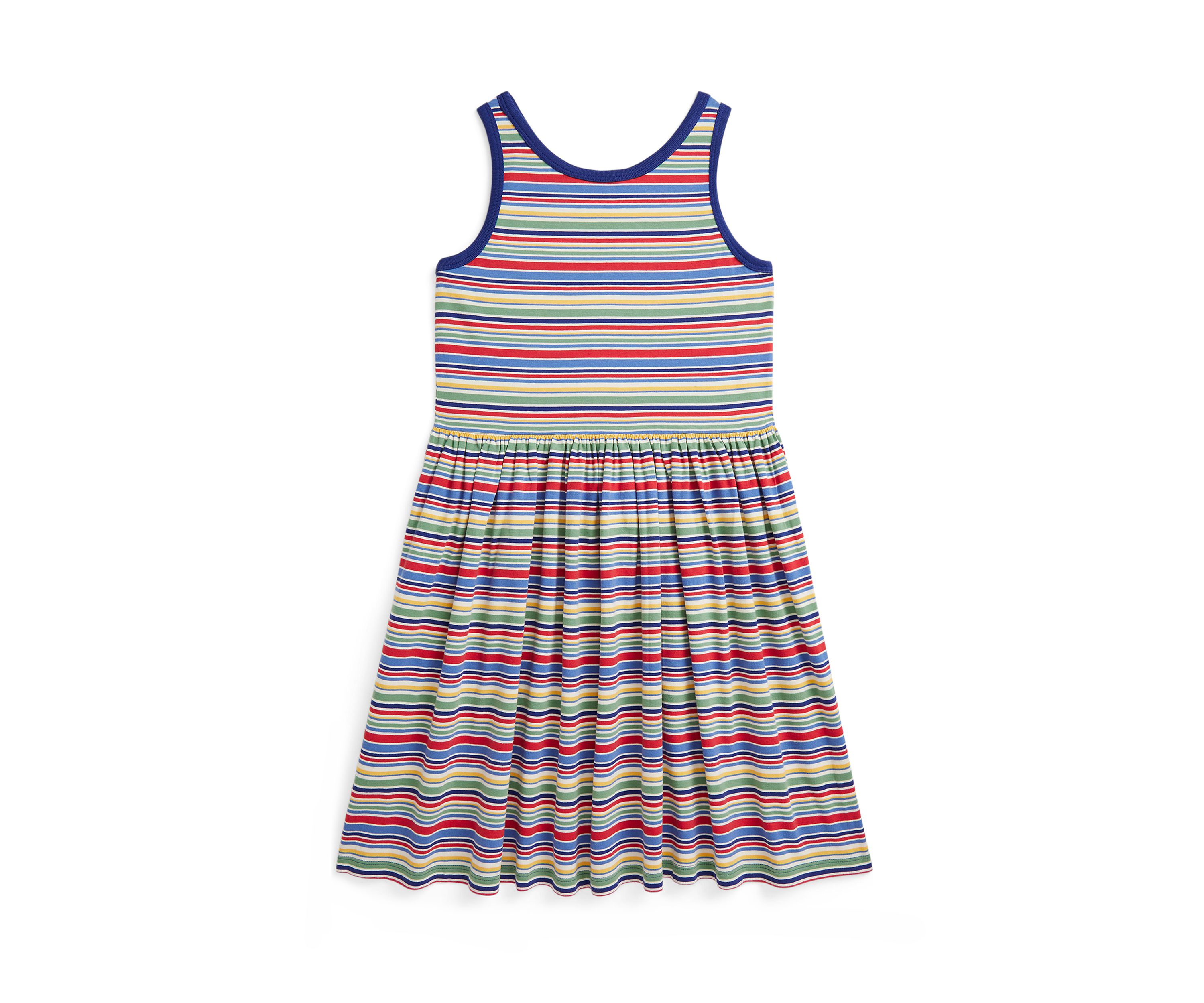 Girls 7-16 Striped Cotton Jersey Dress