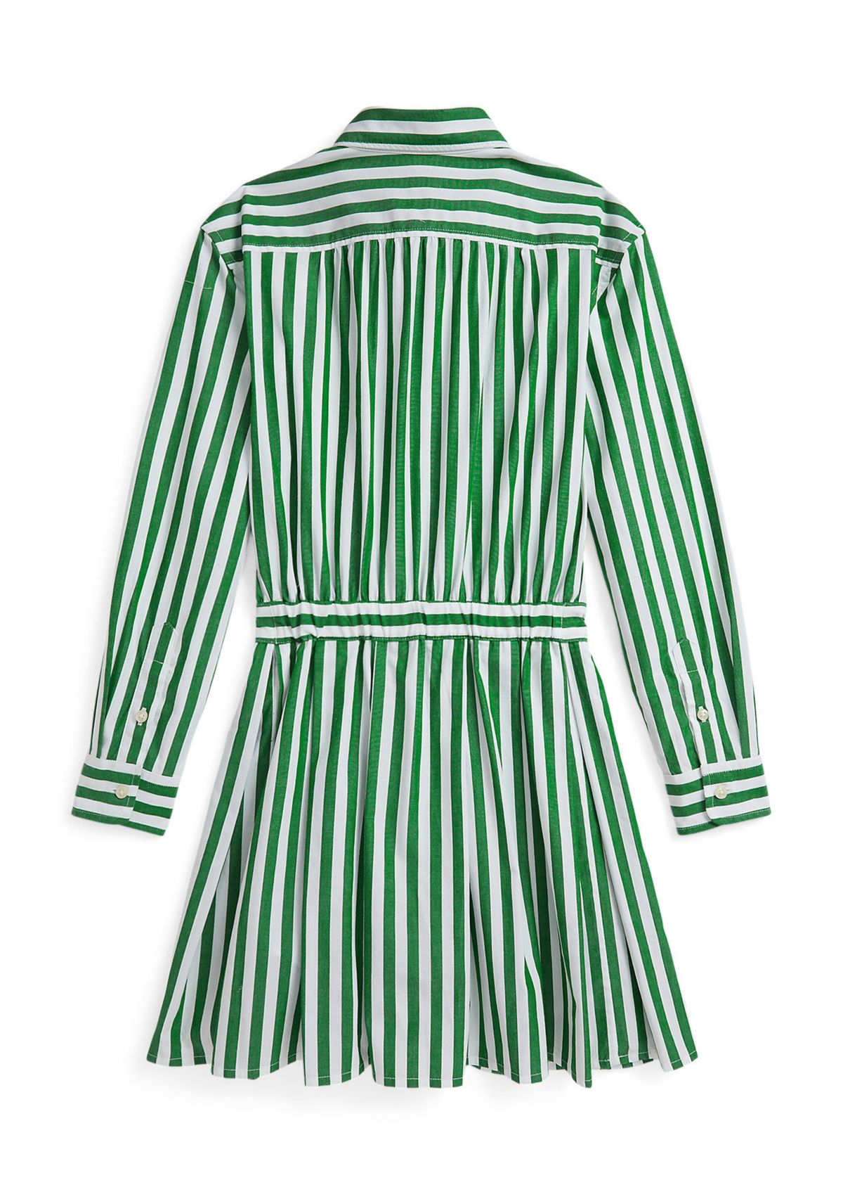 Girls 7-16 Striped Cotton Poplin Shirtdress