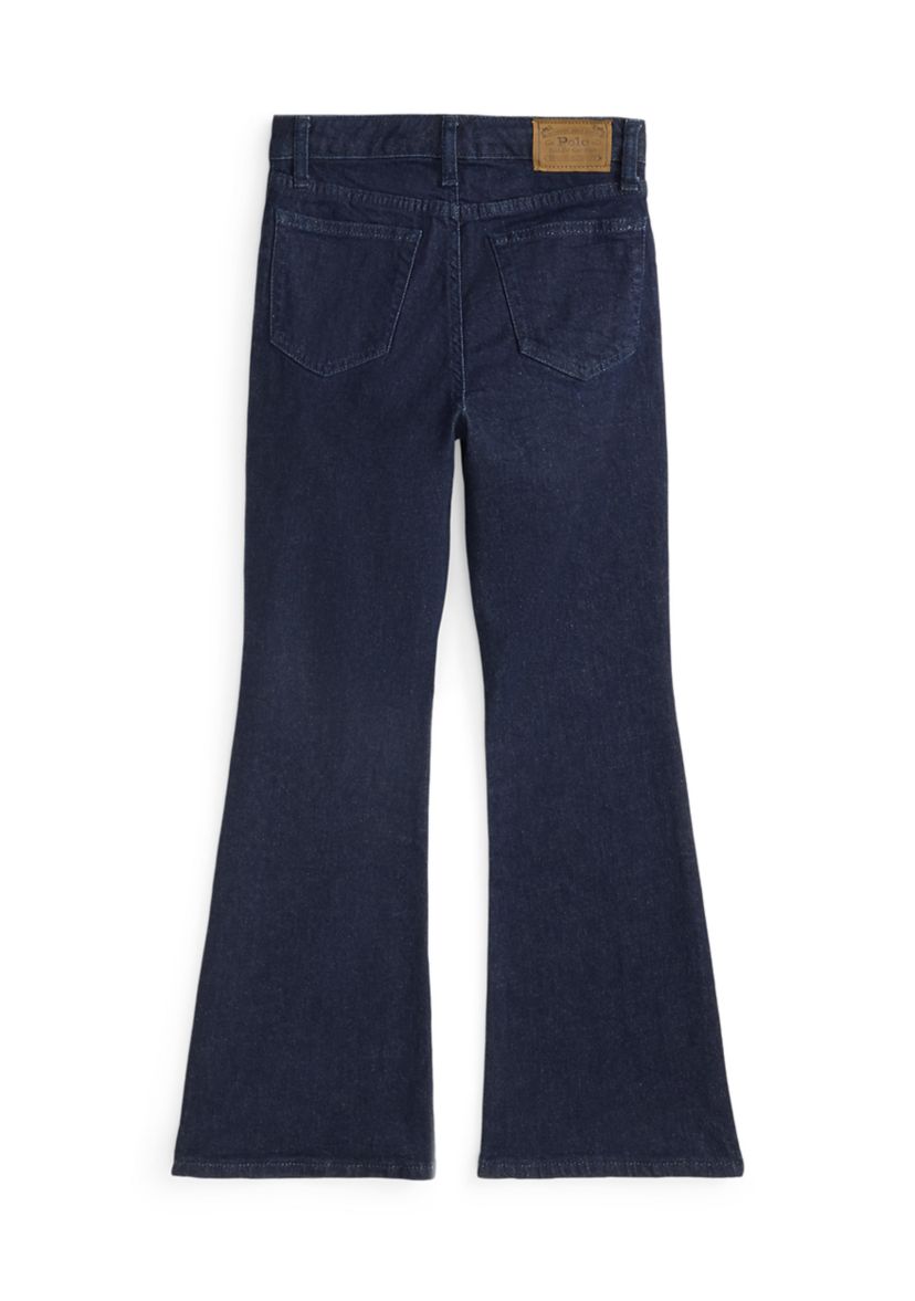 Girls 7-16 Flared Indigo Stretch Denim Jeans