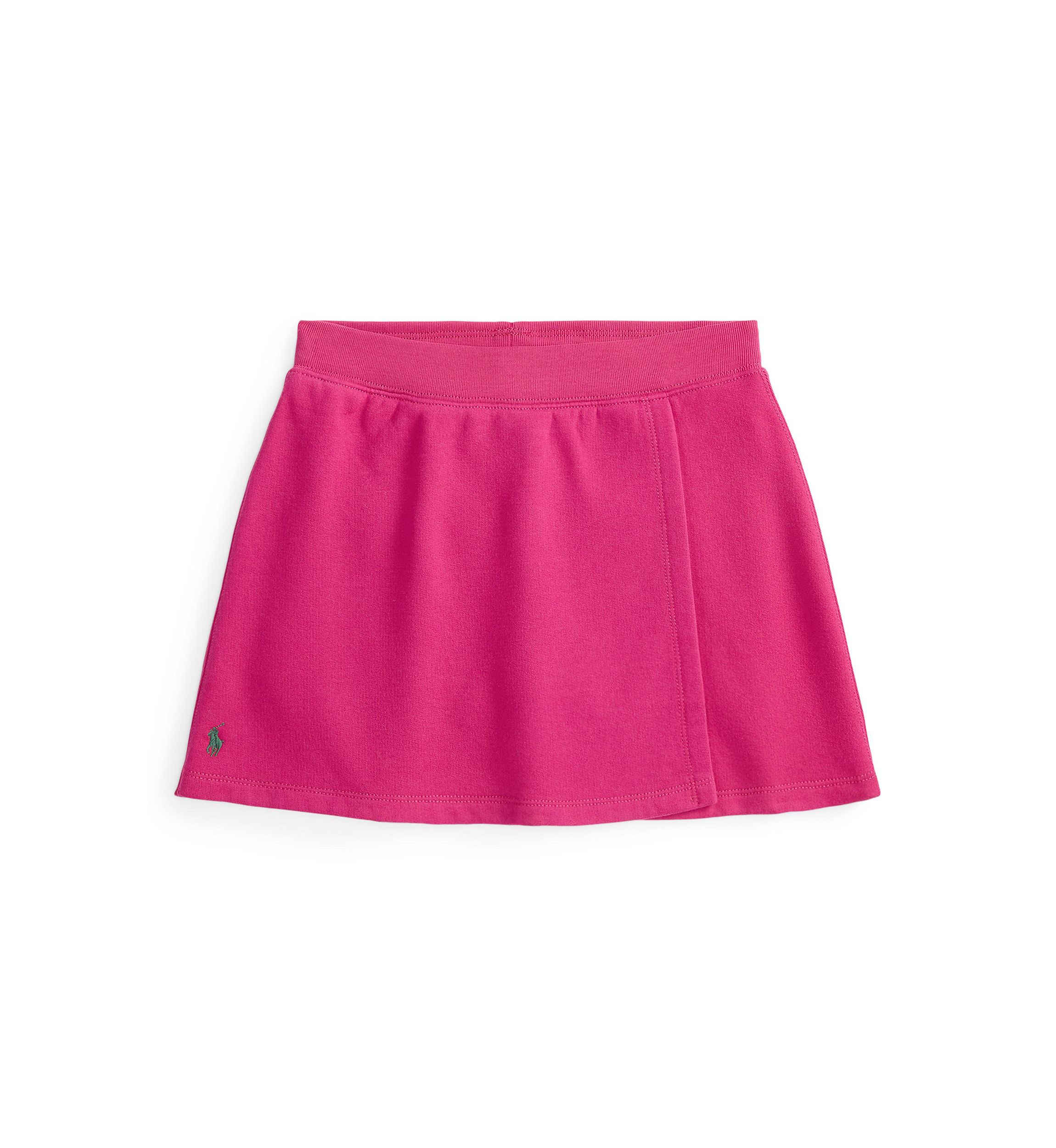Girls 7-16 Faux-Wrap Fleece Skort