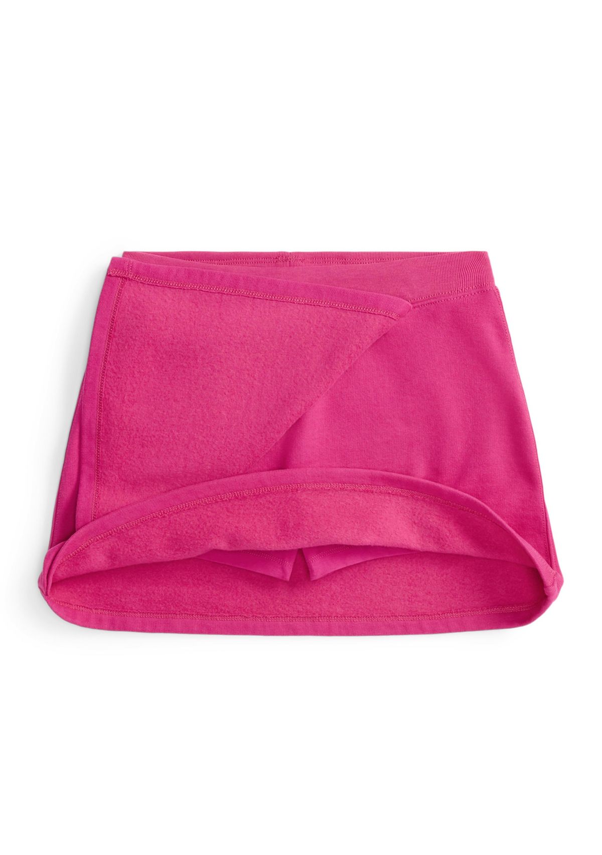 Girls 7-16 Faux-Wrap Fleece Skort