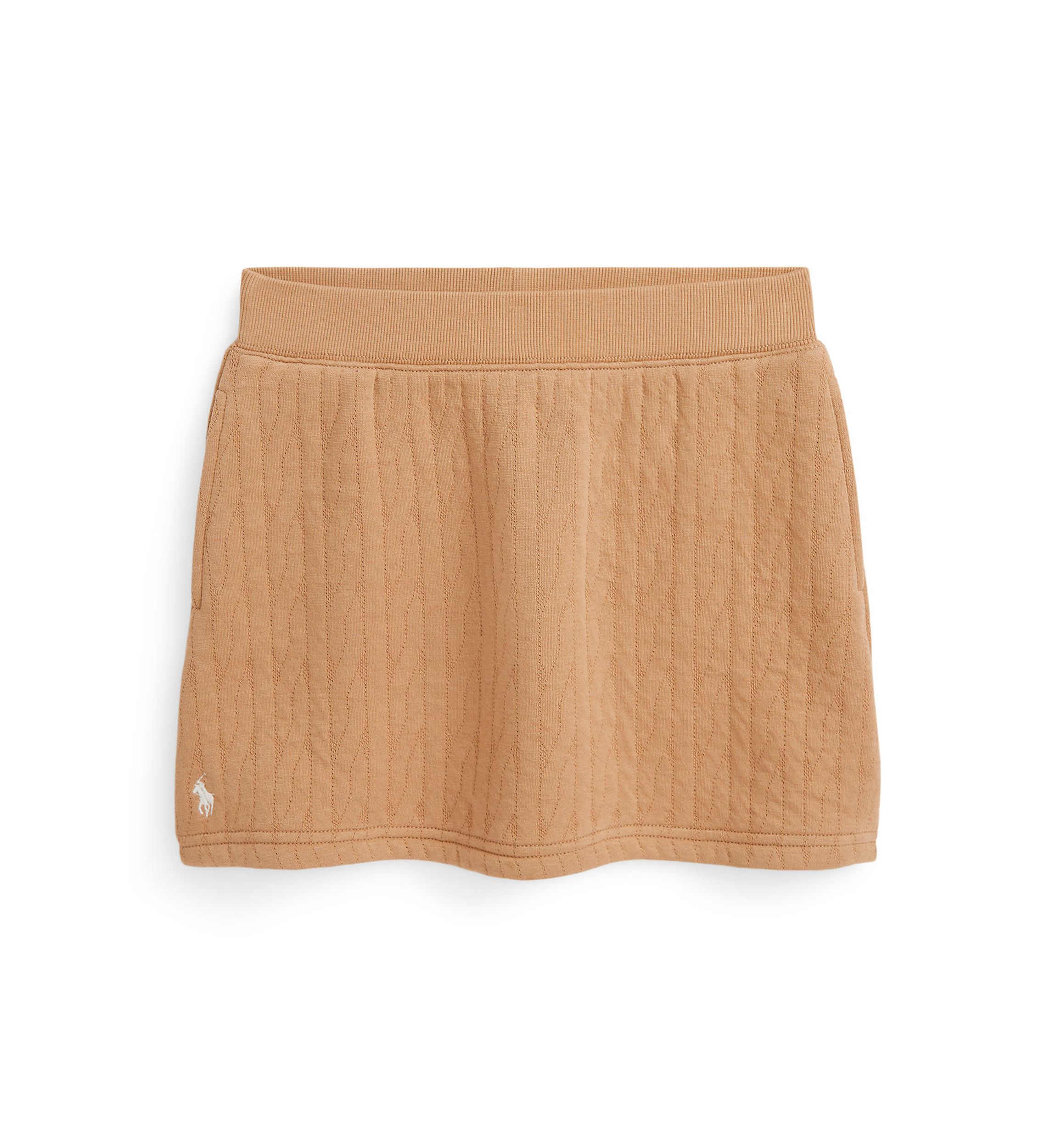 Girls 7-16 Quilted Cable-Motif Skirt
