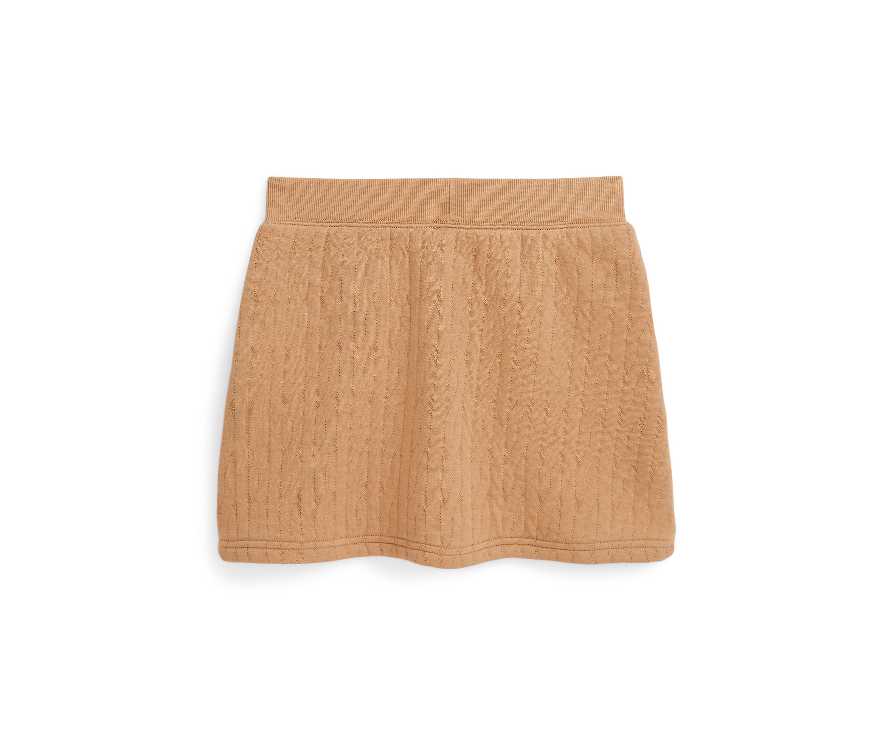 Girls 7-16 Quilted Cable-Motif Skirt