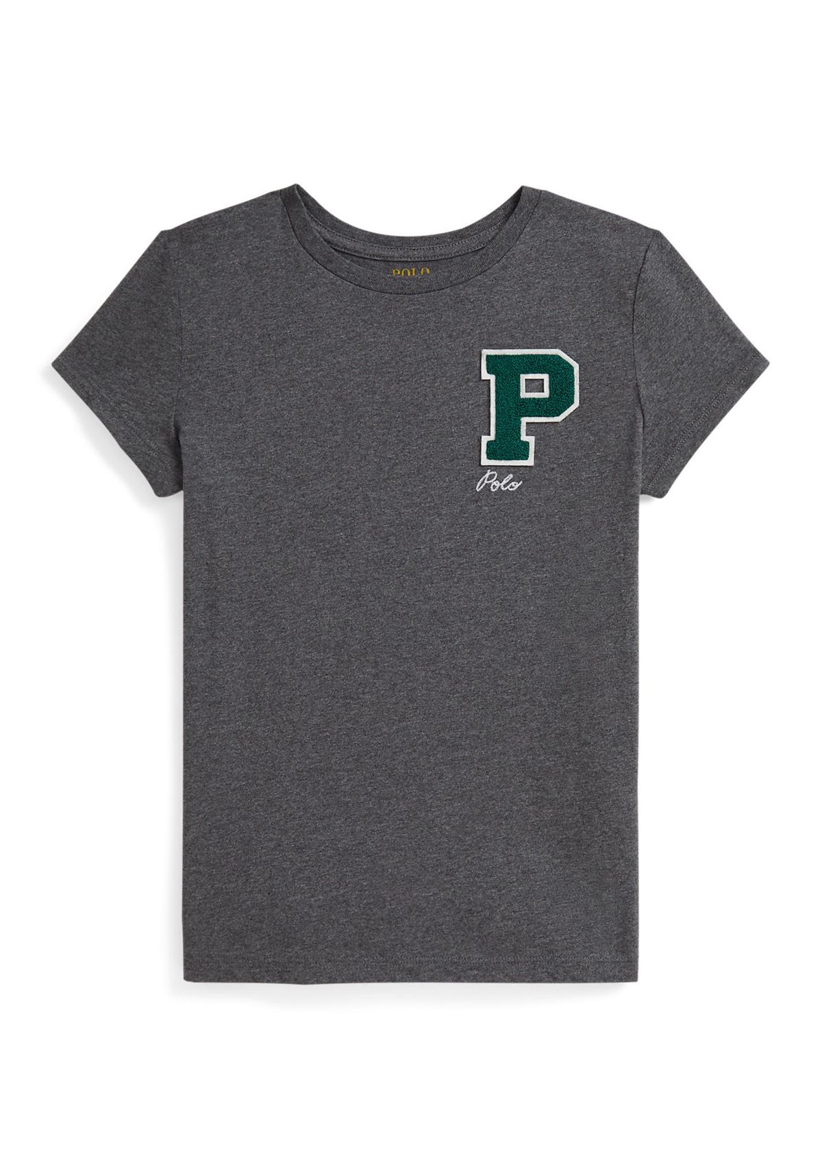 Girls 7-16 Cotton Jersey Letterman T-Shirt 