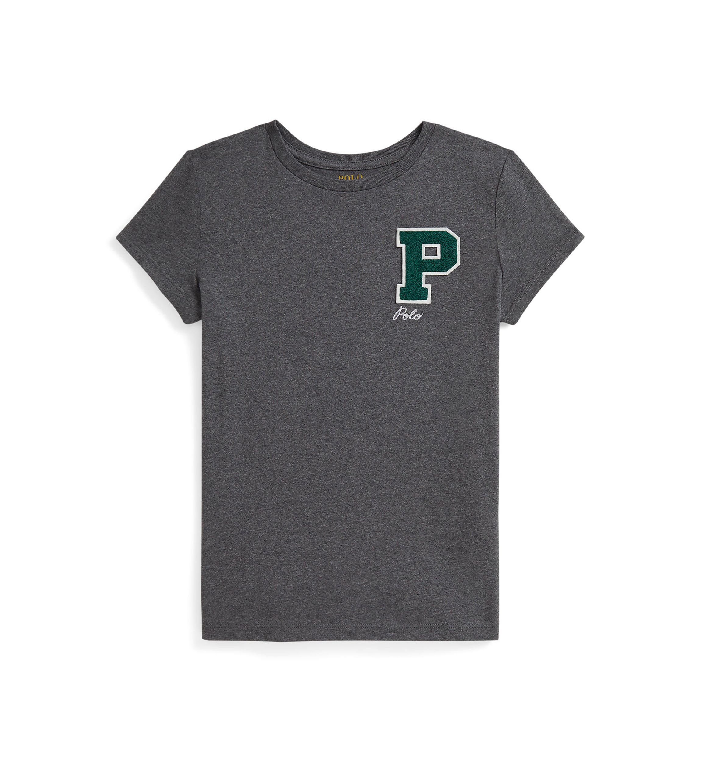 Girls 7-16 Cotton Jersey Letterman T-Shirt 