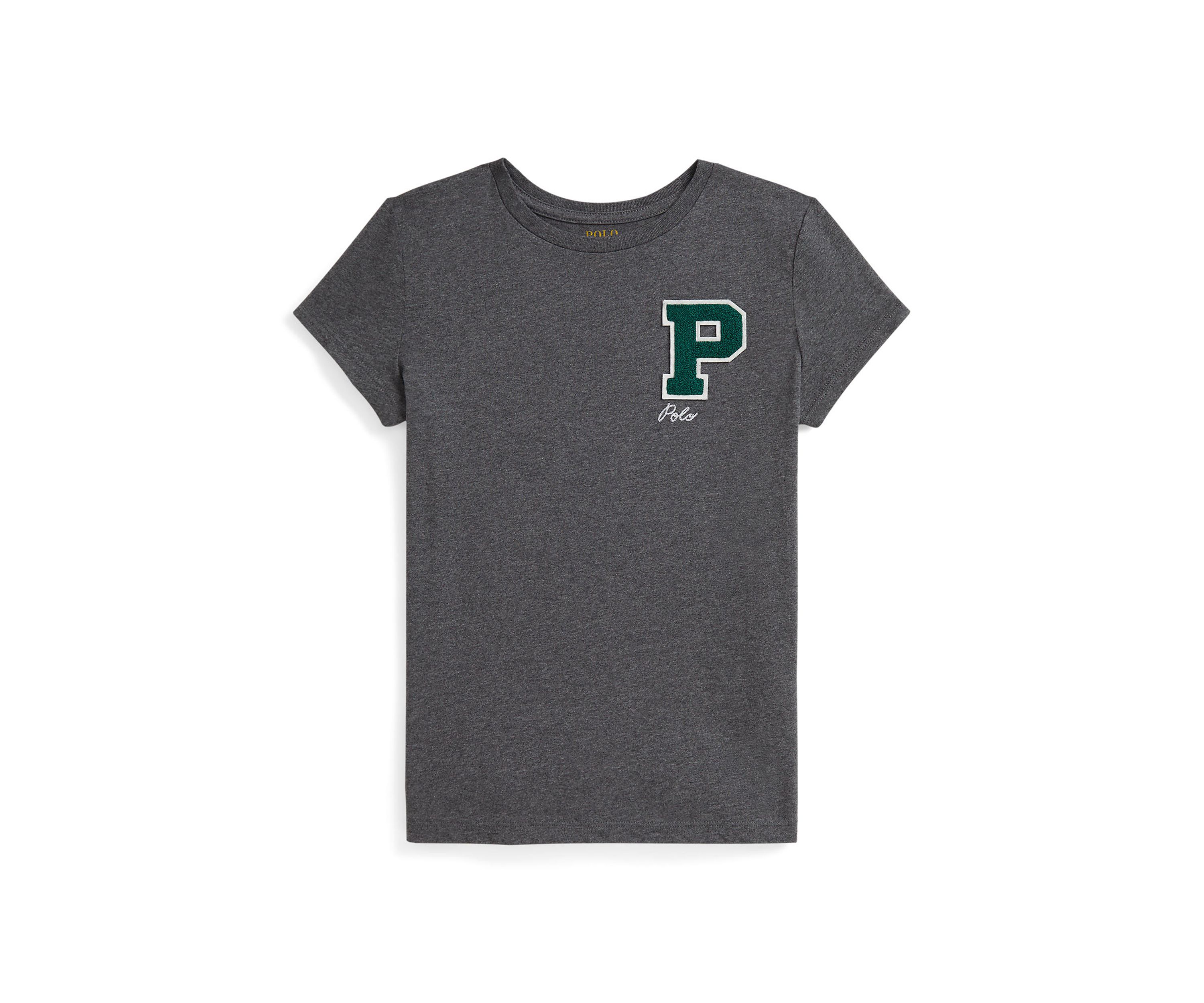 Girls 7-16 Cotton Jersey Letterman T-Shirt 