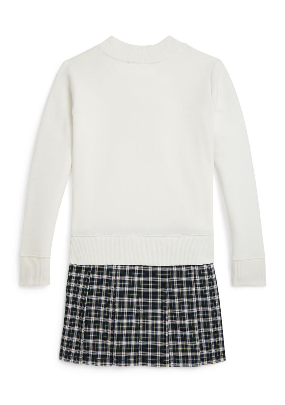 Girls 7-16 Letterman Fleece Sweatshirt Dress